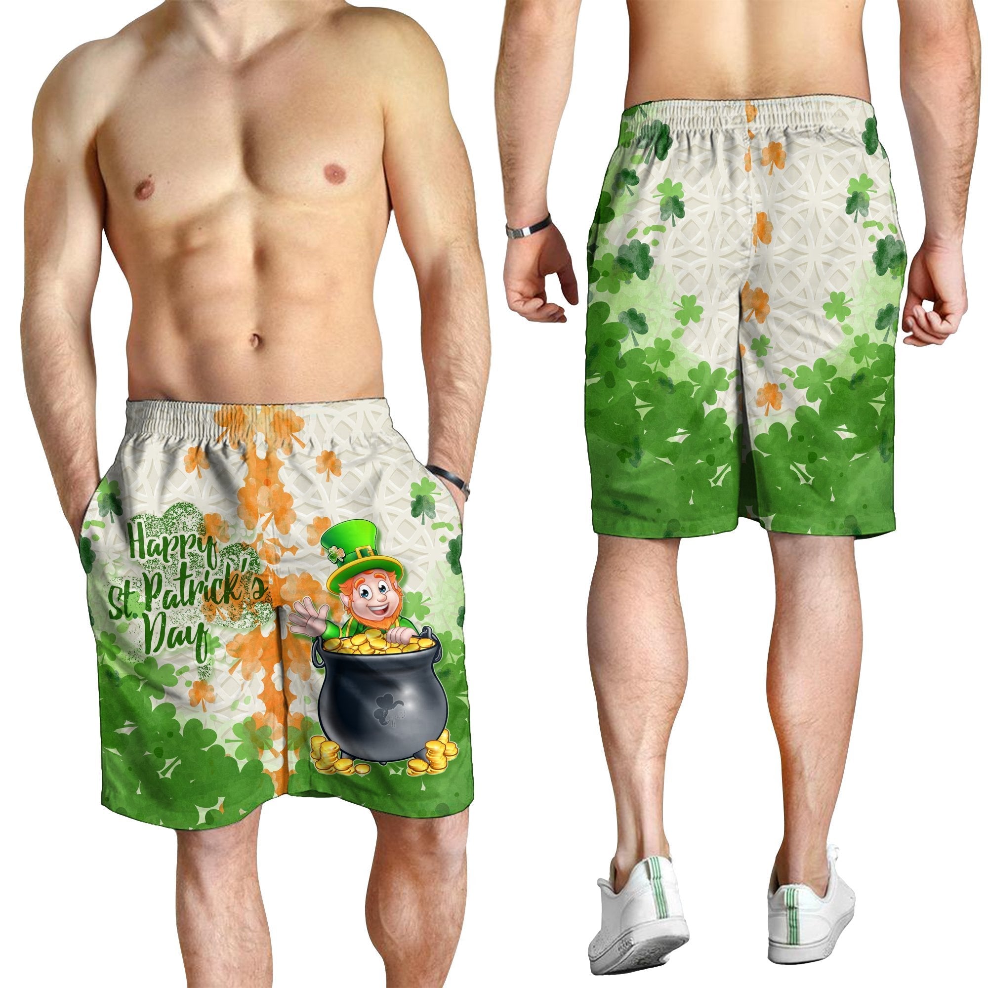 Ireland Celtic Shorts Men - Happy Saint Patrick    s Day - Vibe Hoodie Shop