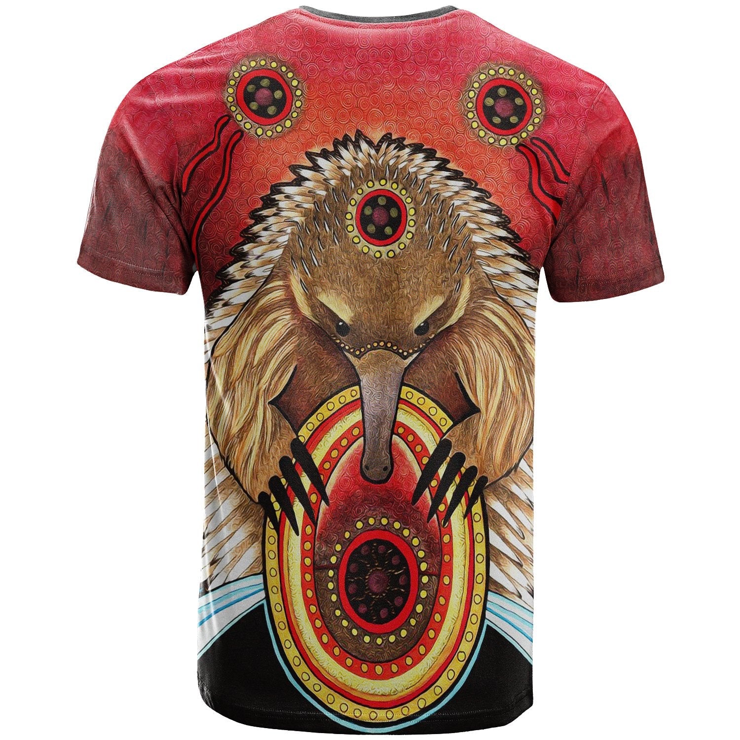 Aboriginal T shirt - Australian Echidna - Vibe Hoodie Shop