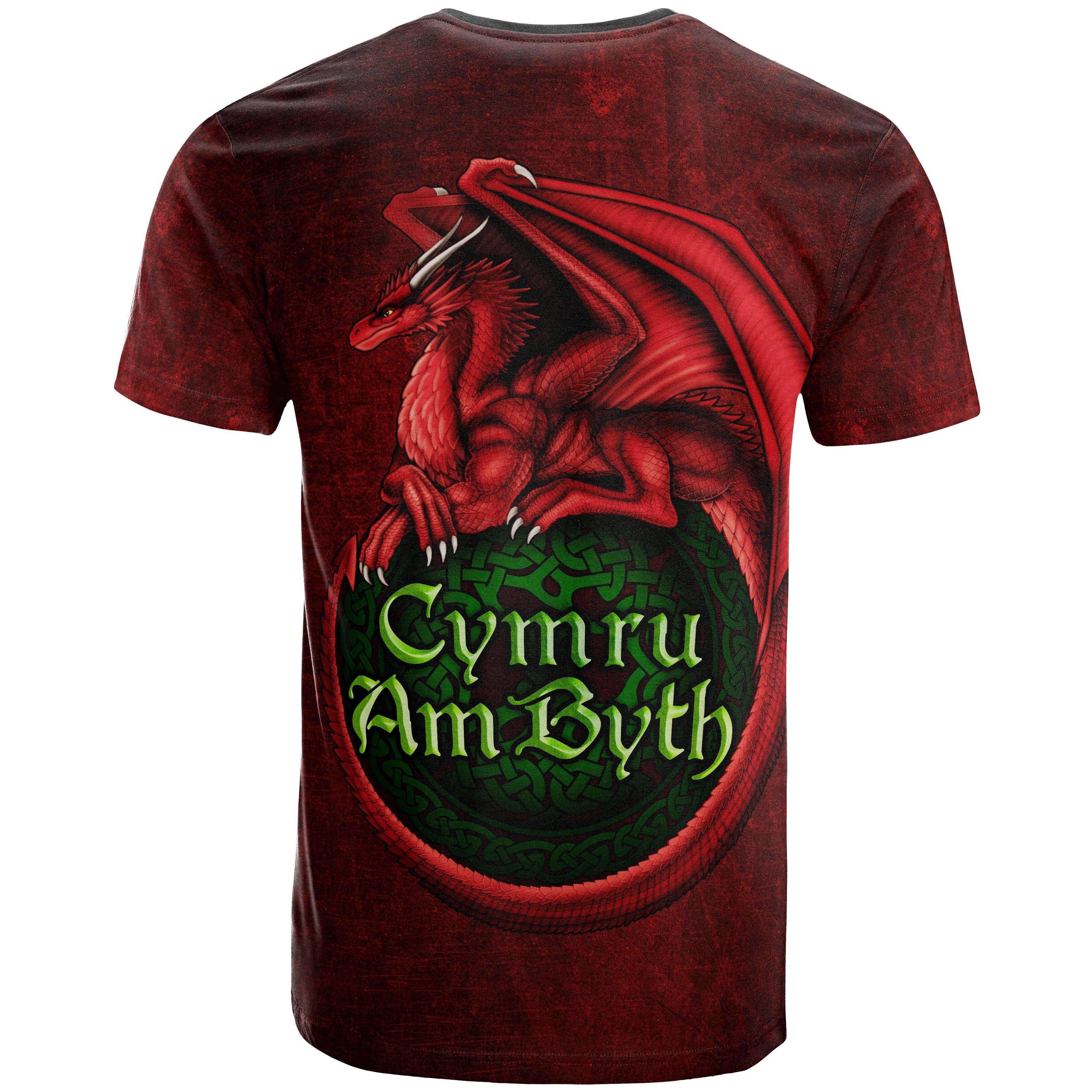 Wales T shirt - Cymru Am Byth - Vibe Hoodie Shop