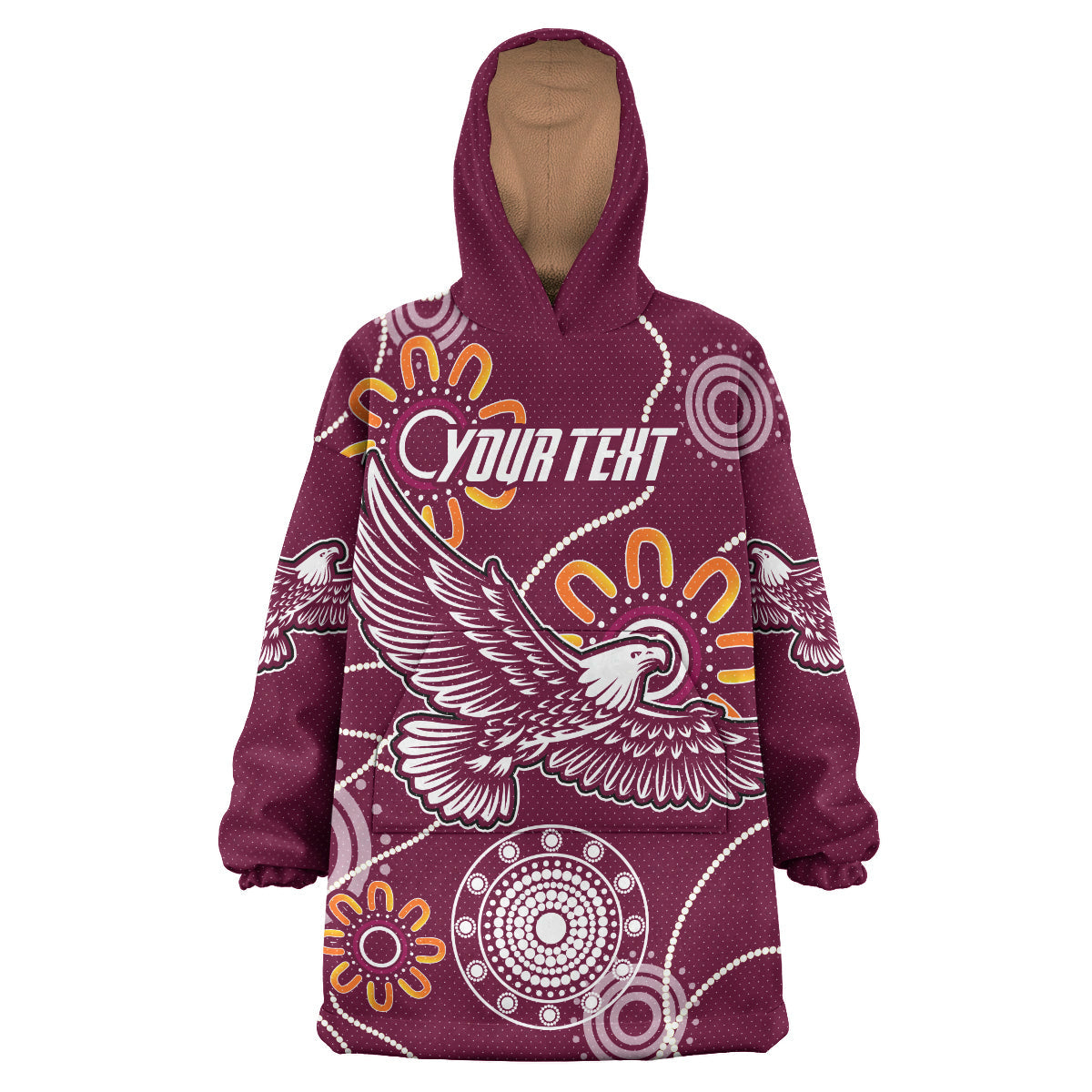 Sea Eagles Rugby Snug Hoodie - Custom Sea Eagles Wearable Blanket Hoodie RLT14 - Vibe Hoodie Shop