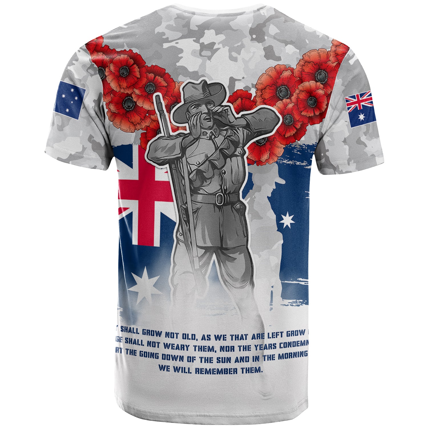 Australia Illawarra and St George Anzac T-shirt - Anzac Soldier T-shirt - Vibe Hoodie Shop