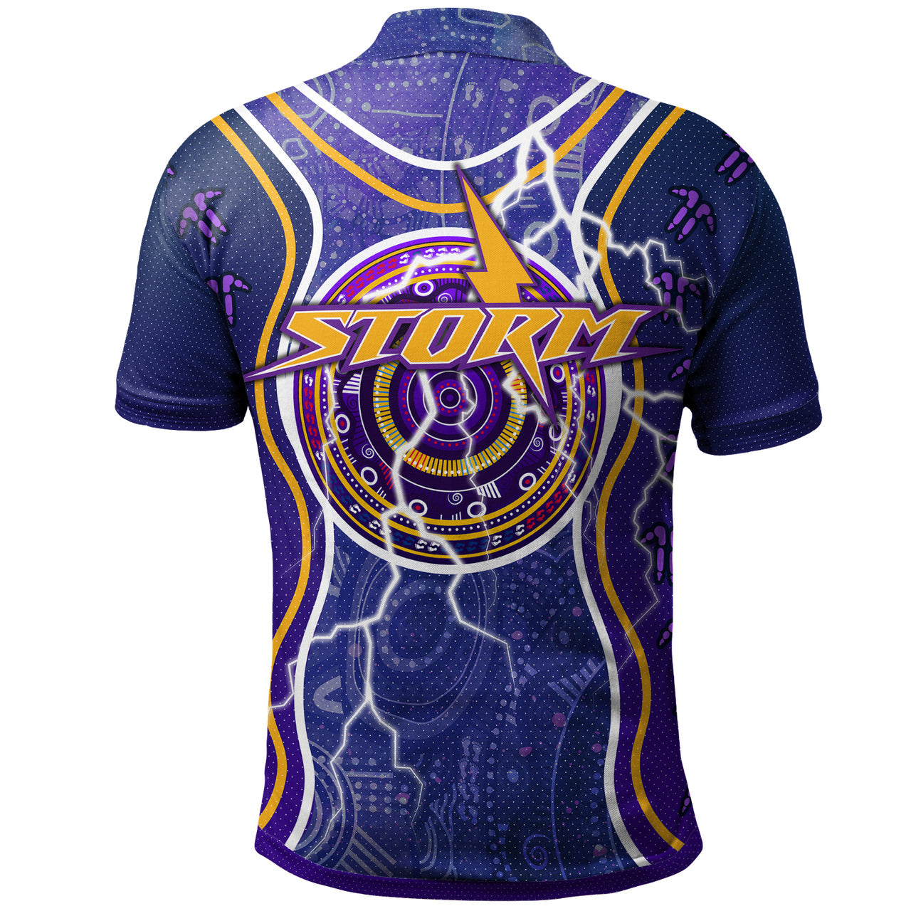 Storm Rugby Polo Shirt - Indigenous Storm RLT13 - Vibe Hoodie Shop