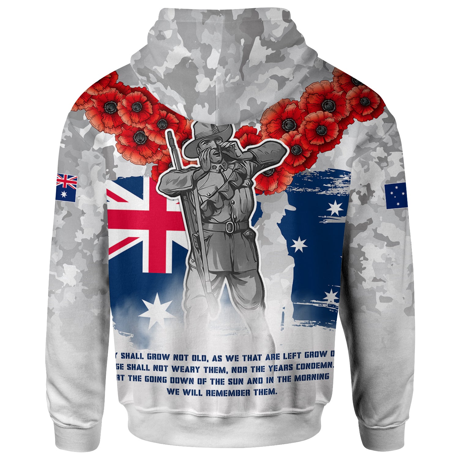 Australia Illawarra and St George Anzac Hoodie - Anzac Soldier Hoodie - Vibe Hoodie Shop