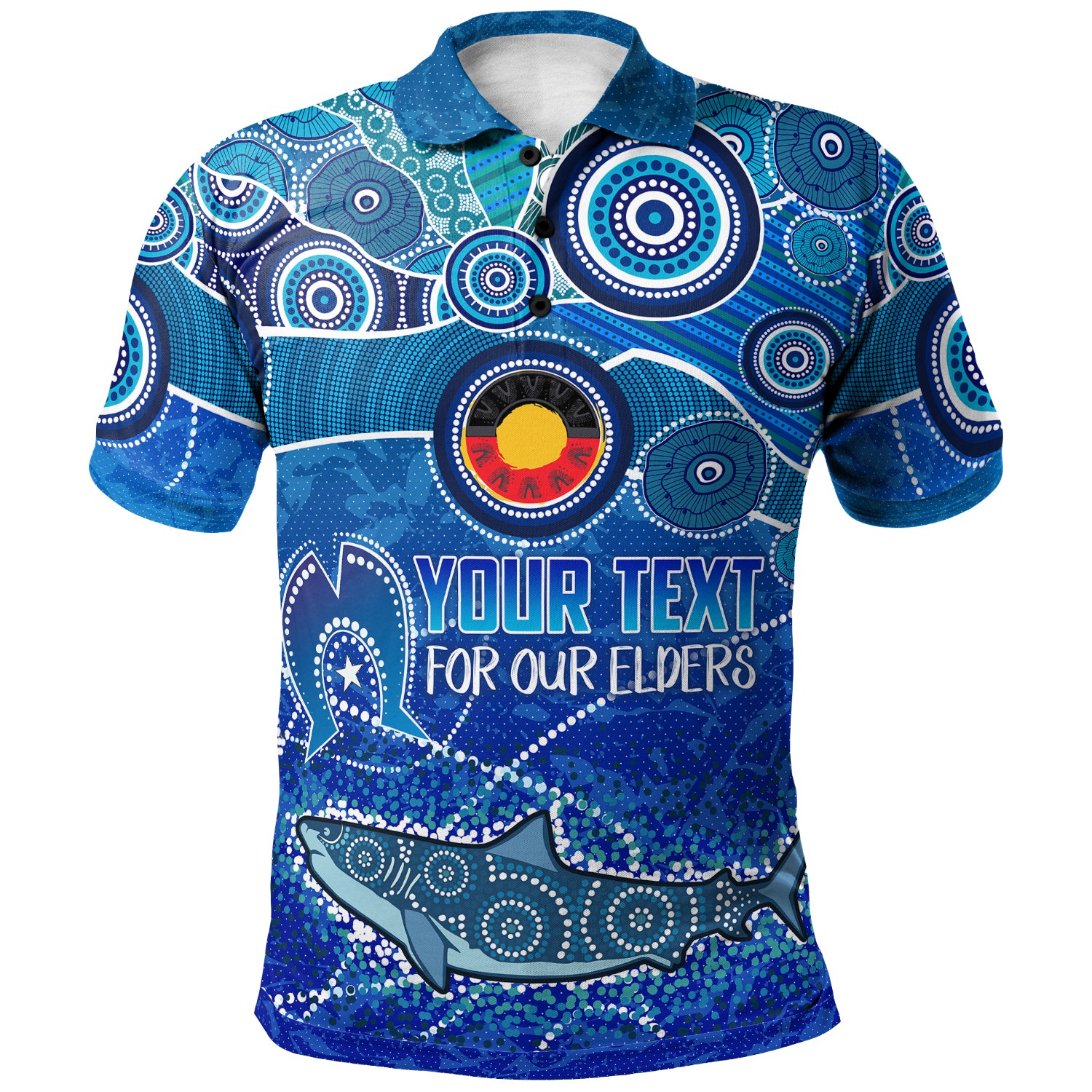 Australia Cronulla NAIDOC Week 2023 Polo Shirt - Custom For Our Elders Polo Shirt - Vibe Hoodie Shop