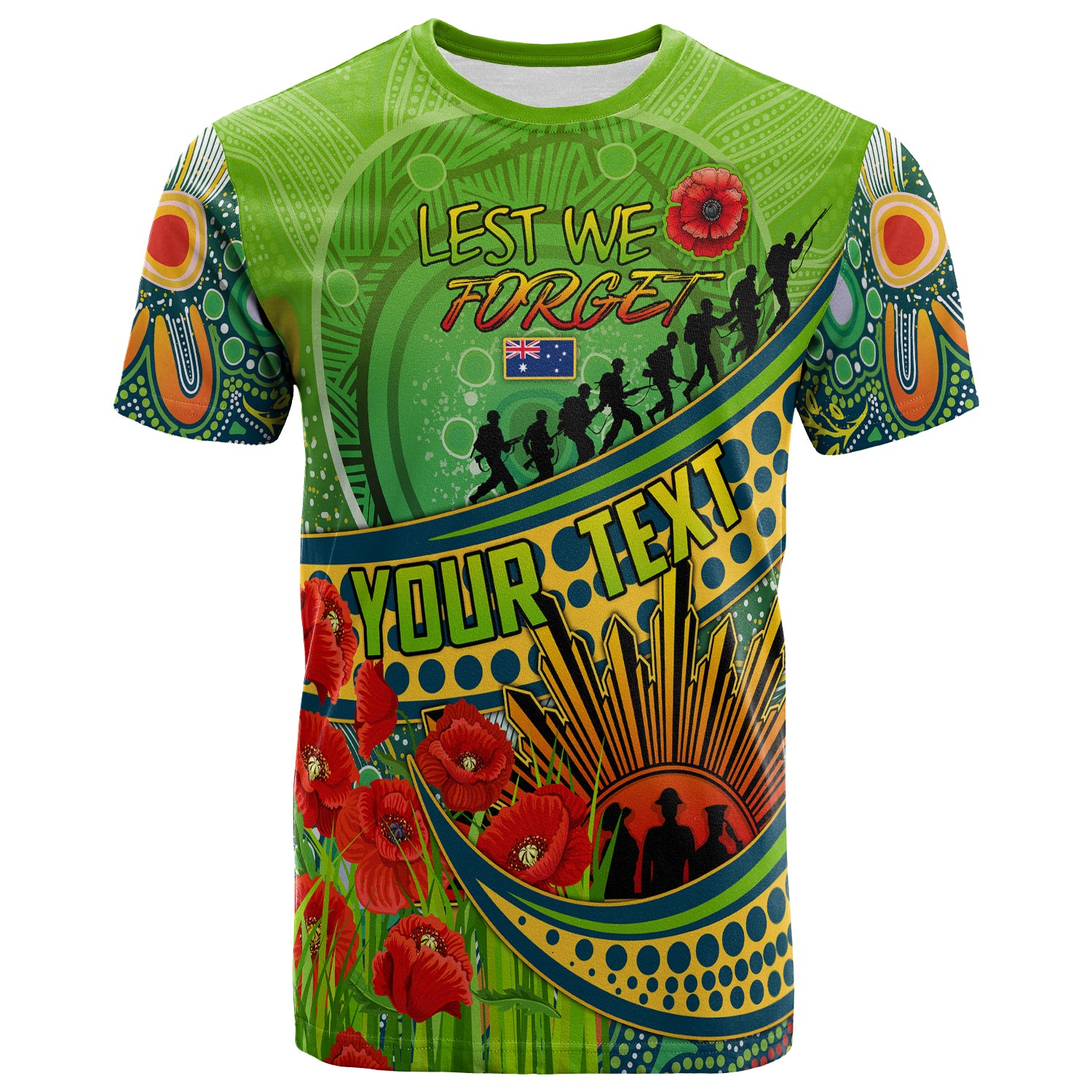 Australia Parramatta Anzac T-shirt - Custom To All The Unselfish Heroes T-shirt - Vibe Hoodie Shop