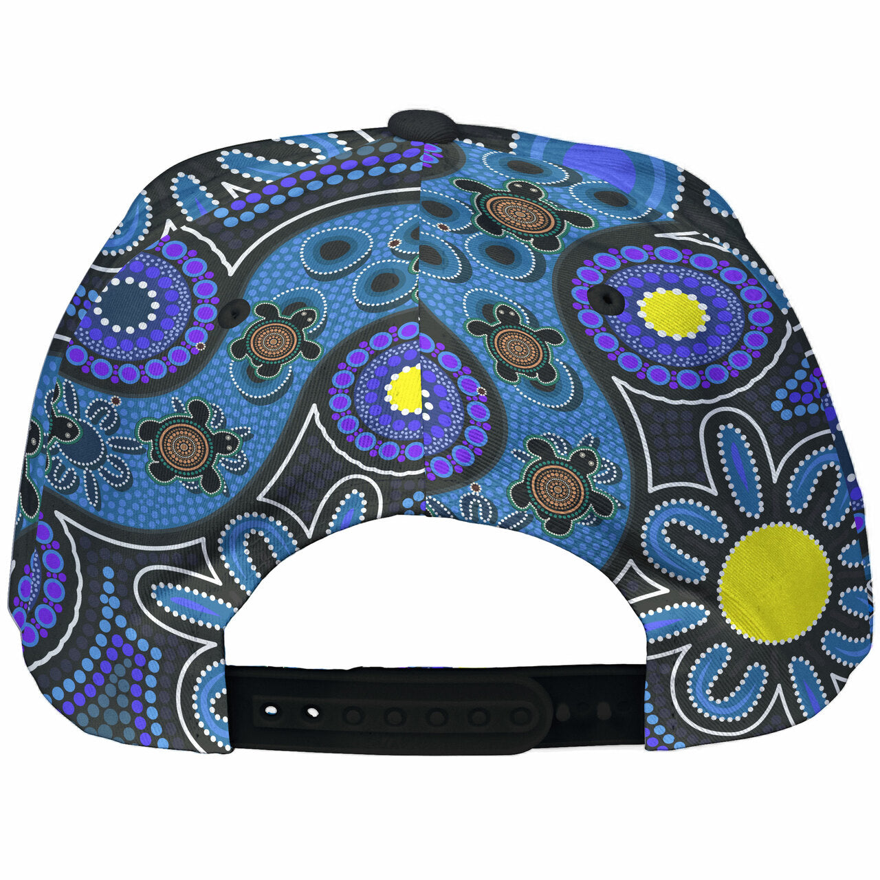 Cowboys Rugby Custom Aboriginal Cap - Indigenous Queensland Super Cows With Sea Turtle Scratch Style RLT13 - Vibe Hoodie Shop