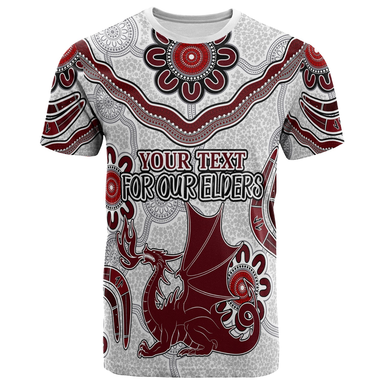 Australia Illawarra and St George NAIDOC Week 2023 T-shirt - Custom For Our Elders Boomerangs T-shirt - Vibe Hoodie Shop