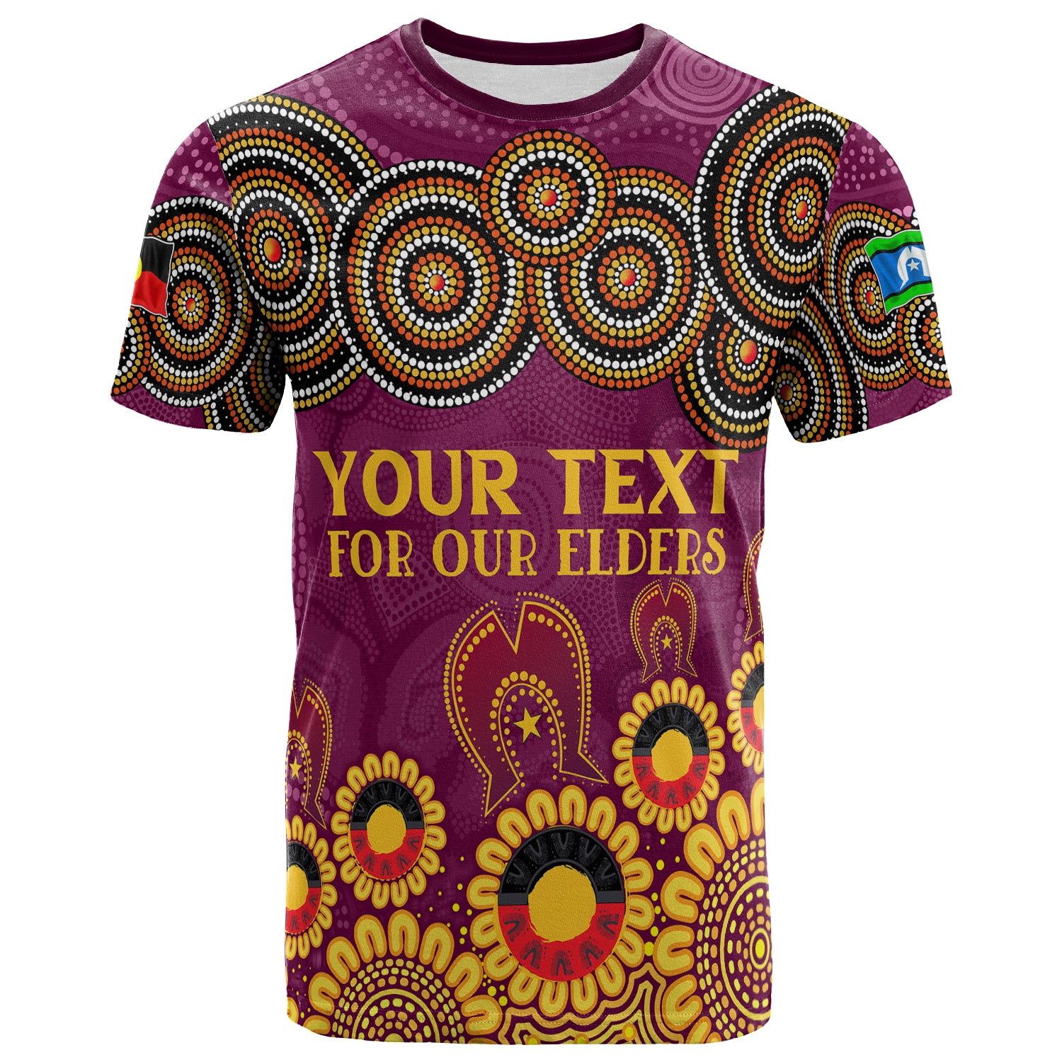 Australia Brisbane NAIDOC Week 2023 T-shirt - Custom Brisbane For Our Elders T-shirt - Vibe Hoodie Shop