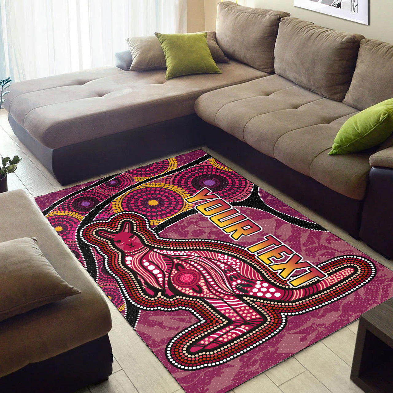 Maroons Rugby Rug - Custom Maroons Kangaroo Rug RLT13 - Vibe Hoodie Shop