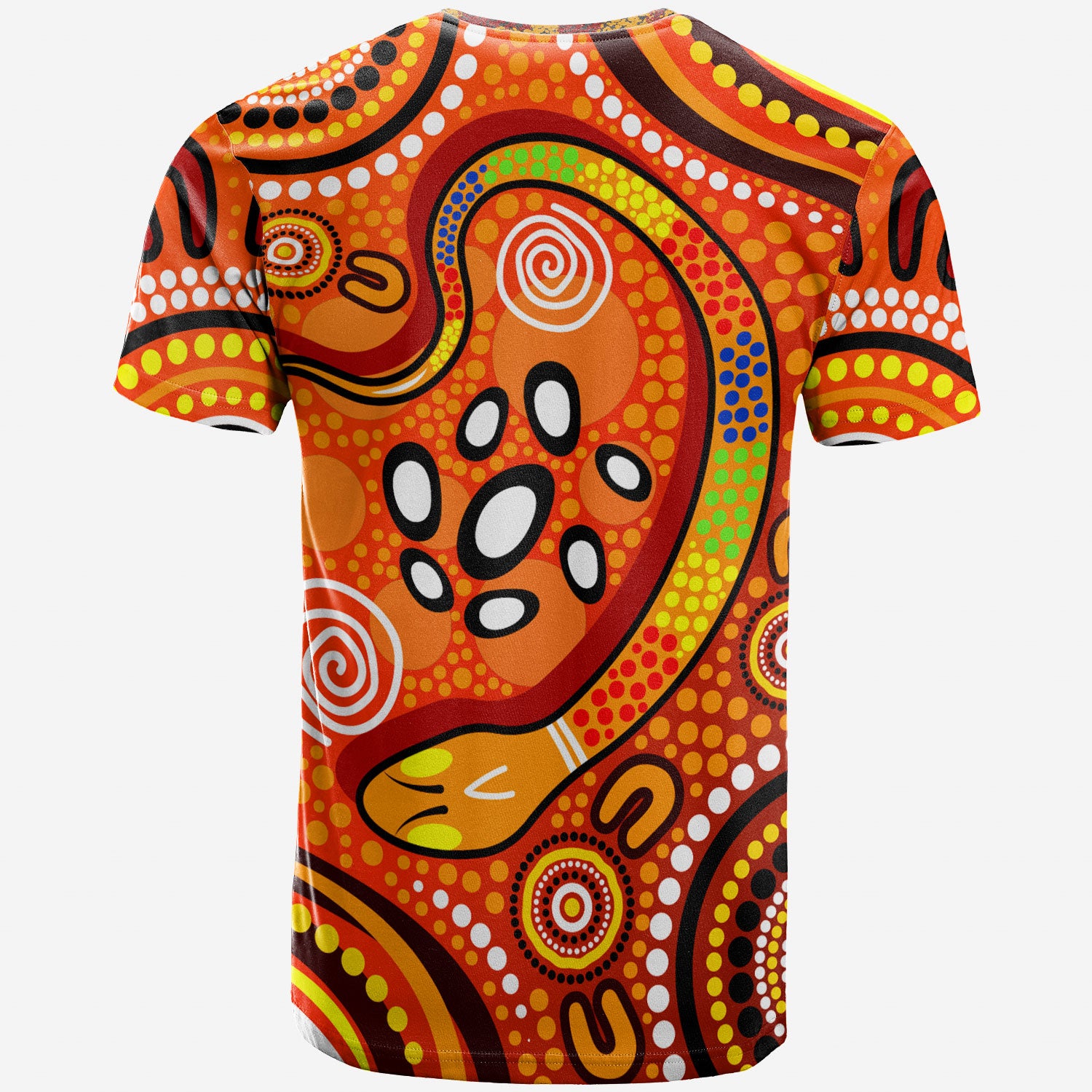 Australia Indigenous T-shirt - Custom Mother Rainbow Serpent Indigenous Dreamtime T-Shirt - Vibe Hoodie Shop