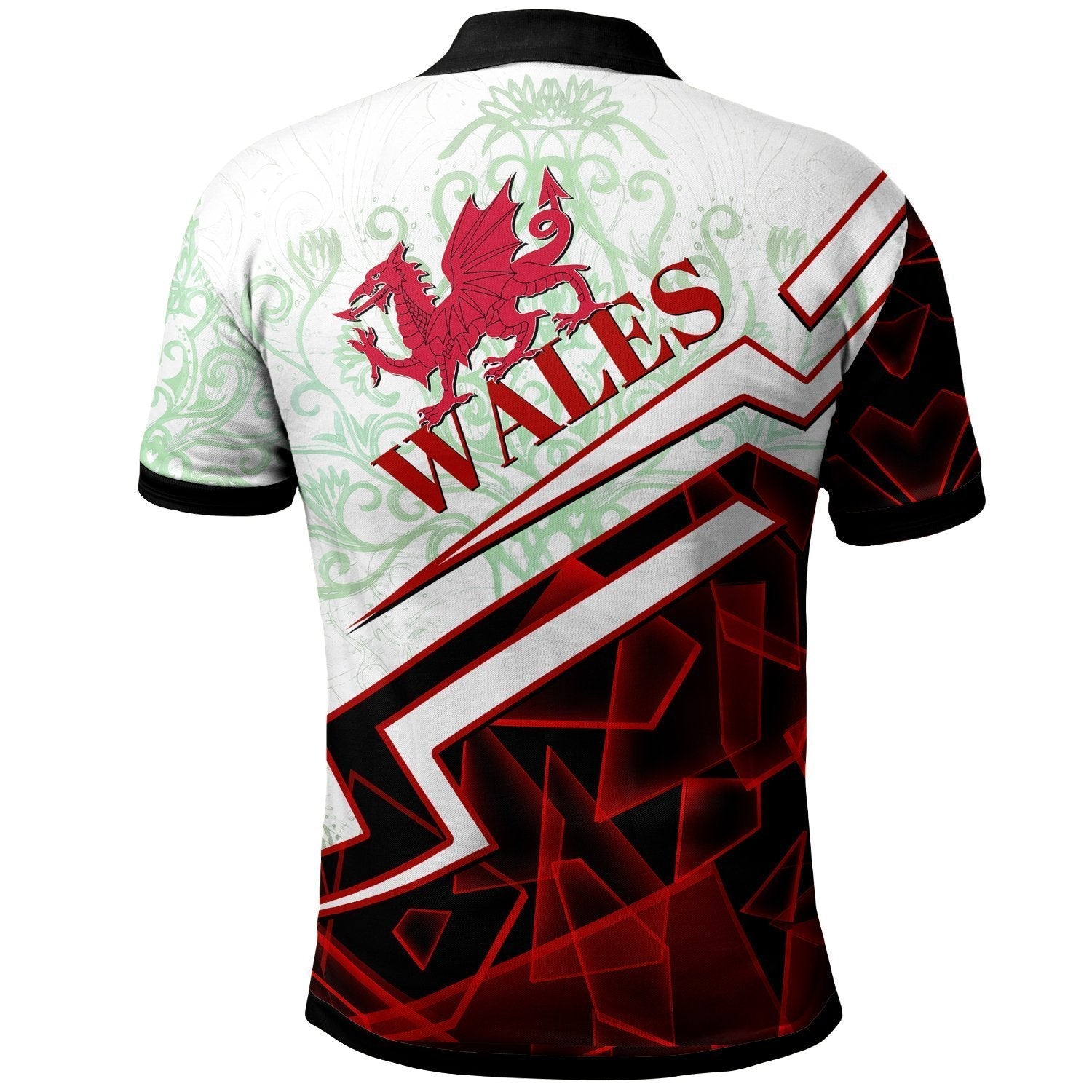 Wales Polo Shirt - Welsh Spirit - Vibe Hoodie Shop
