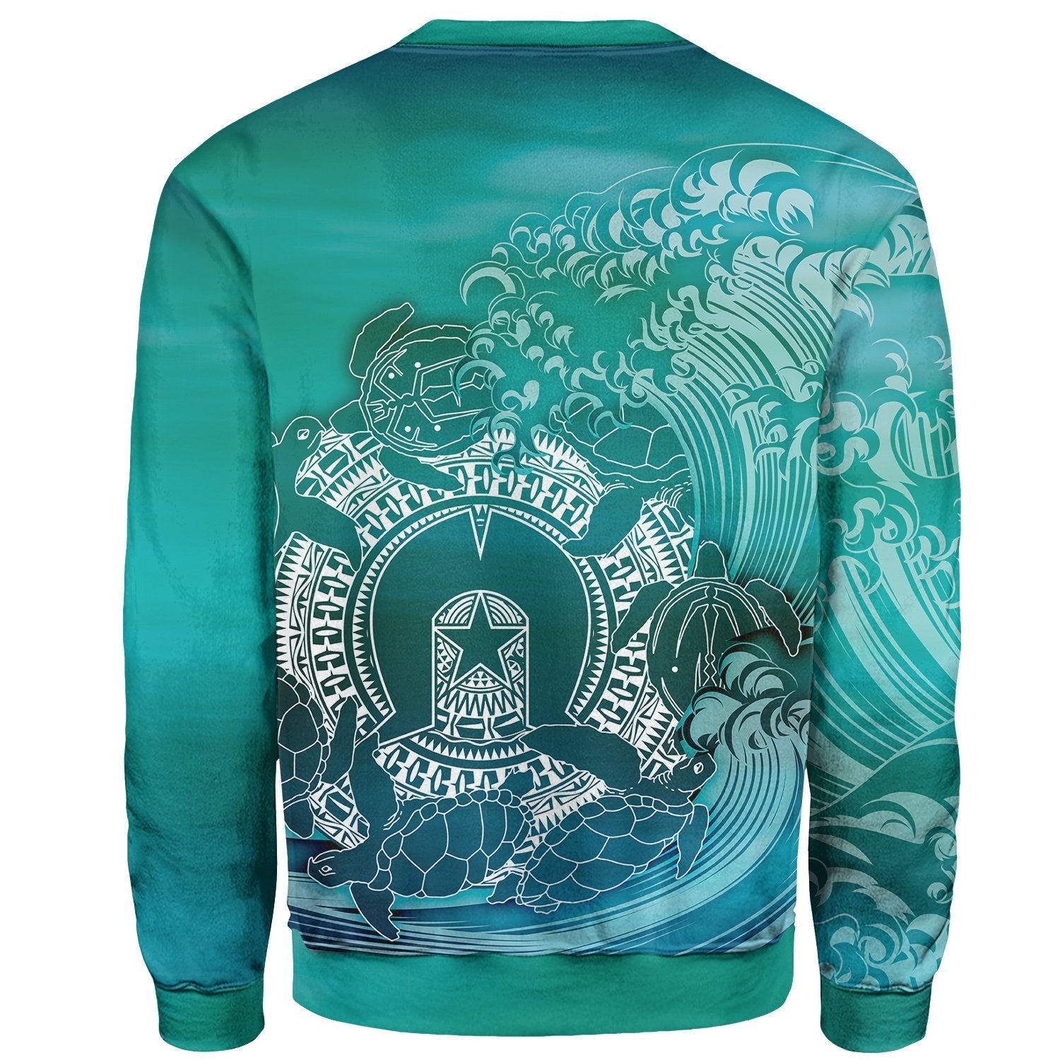 Custom Aboriginal Sweaters, Torres Strait Islands in Wave - Vibe Hoodie Shop