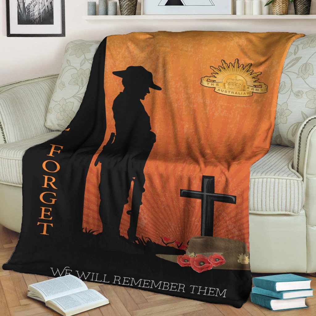 ANZAC Day Blanket - Remembrance Day - Vibe Hoodie Shop