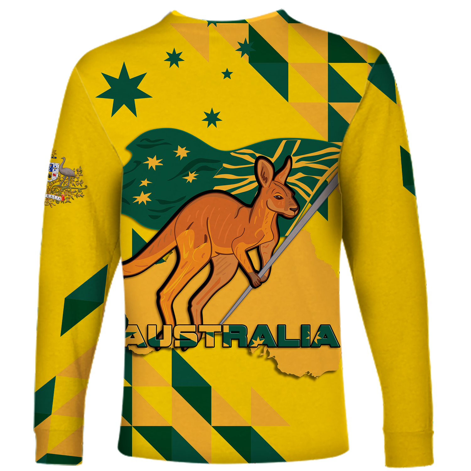 Australia Day Proud To Be Aussie Long Sleeve Shirt - - Vibe Hoodie Shop