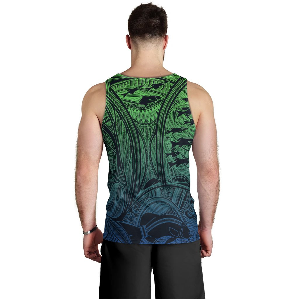 Torres Strait Islanders Men's Tank Top - Ocean Art - Vibe Hoodie Shop