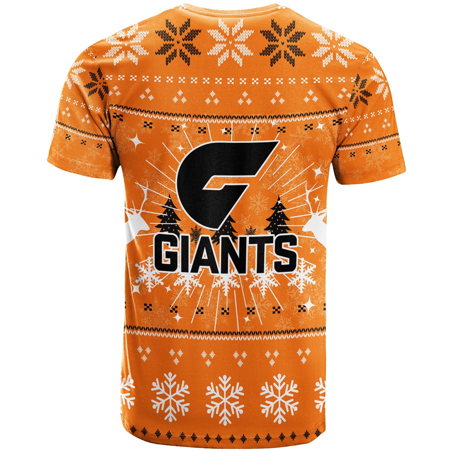 GWS Giants T shirt - Christmas Ugly Style - - Vibe Hoodie Shop