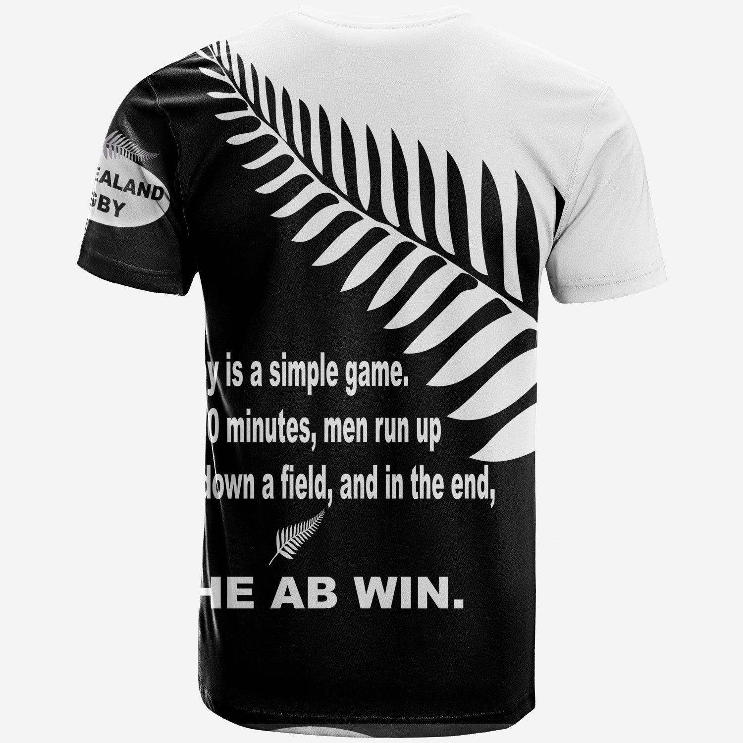 New Zealand Rugby T shirt - The AB Win - LT20 - Vibe Hoodie Shop