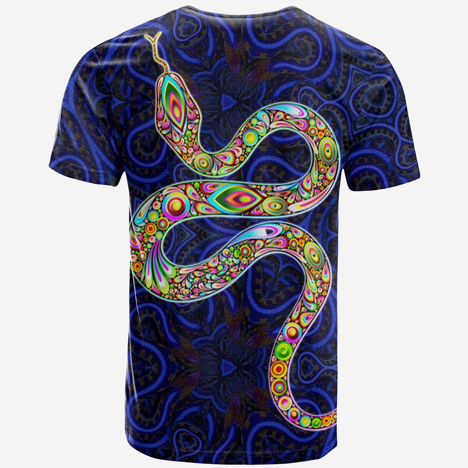 Aboriginal The Rainbow Serpent Psychedelic T shirt - LT20 - Vibe Hoodie Shop