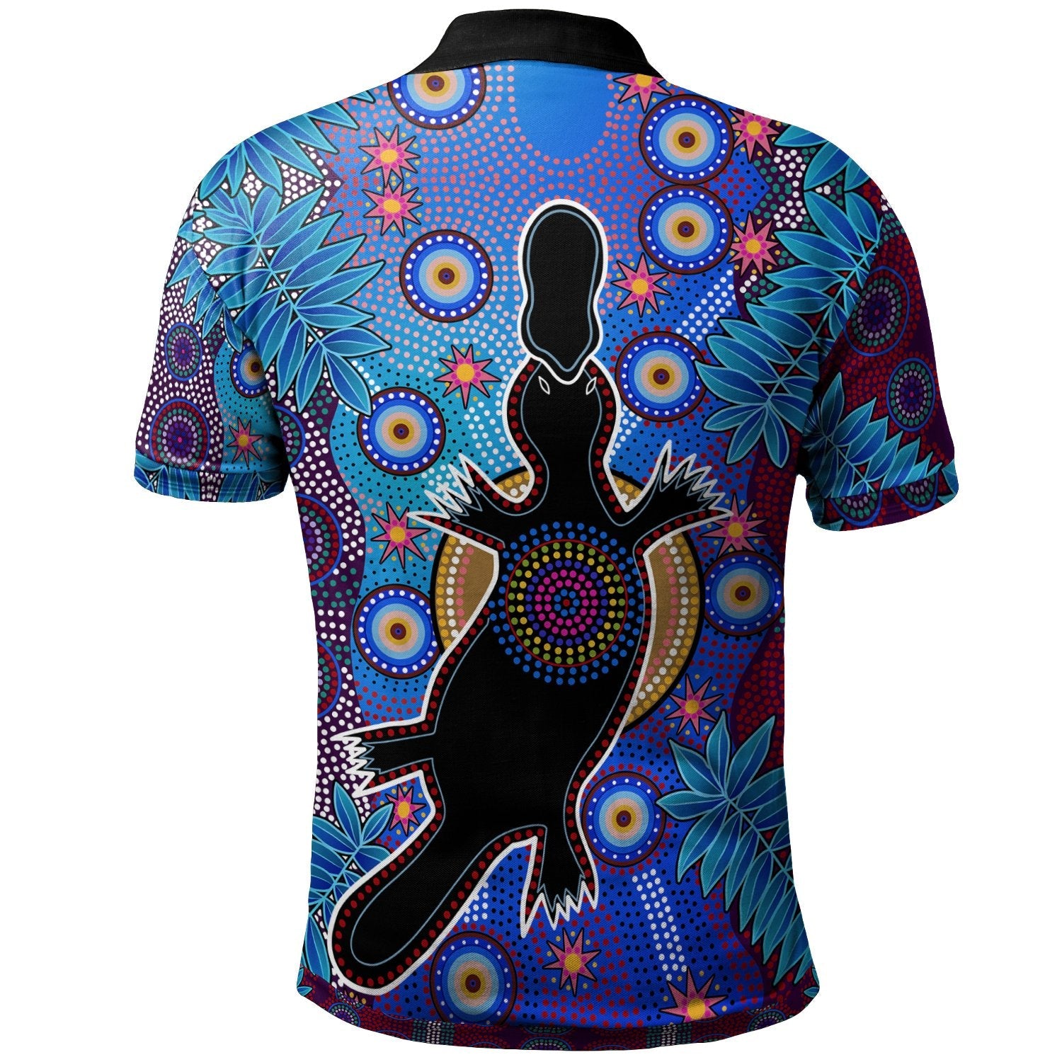 Aboriginal Polo Shirt - Indigenous Platypus - Vibe Hoodie Shop