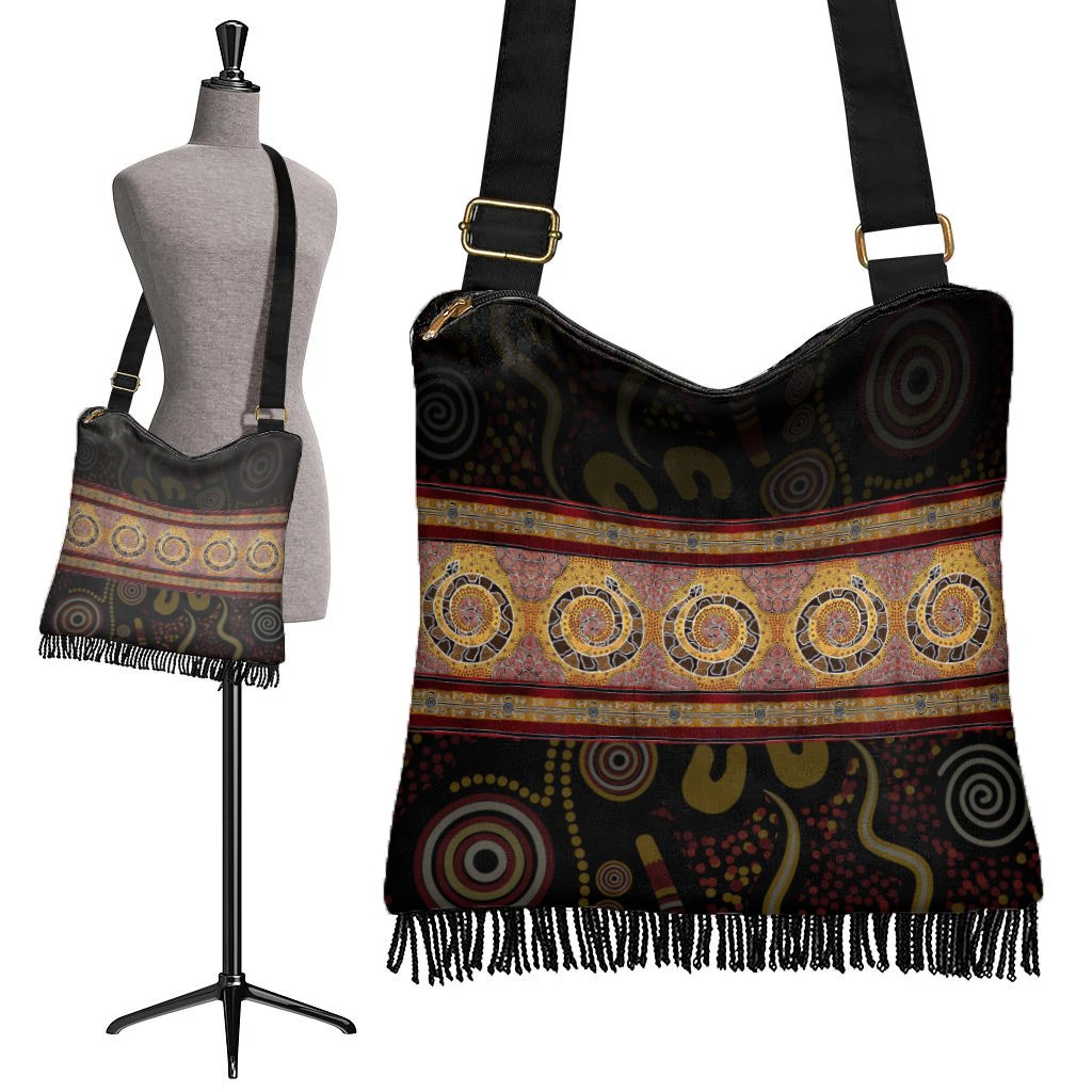 aboriginal-boho-bag-snake-dot-panting-art