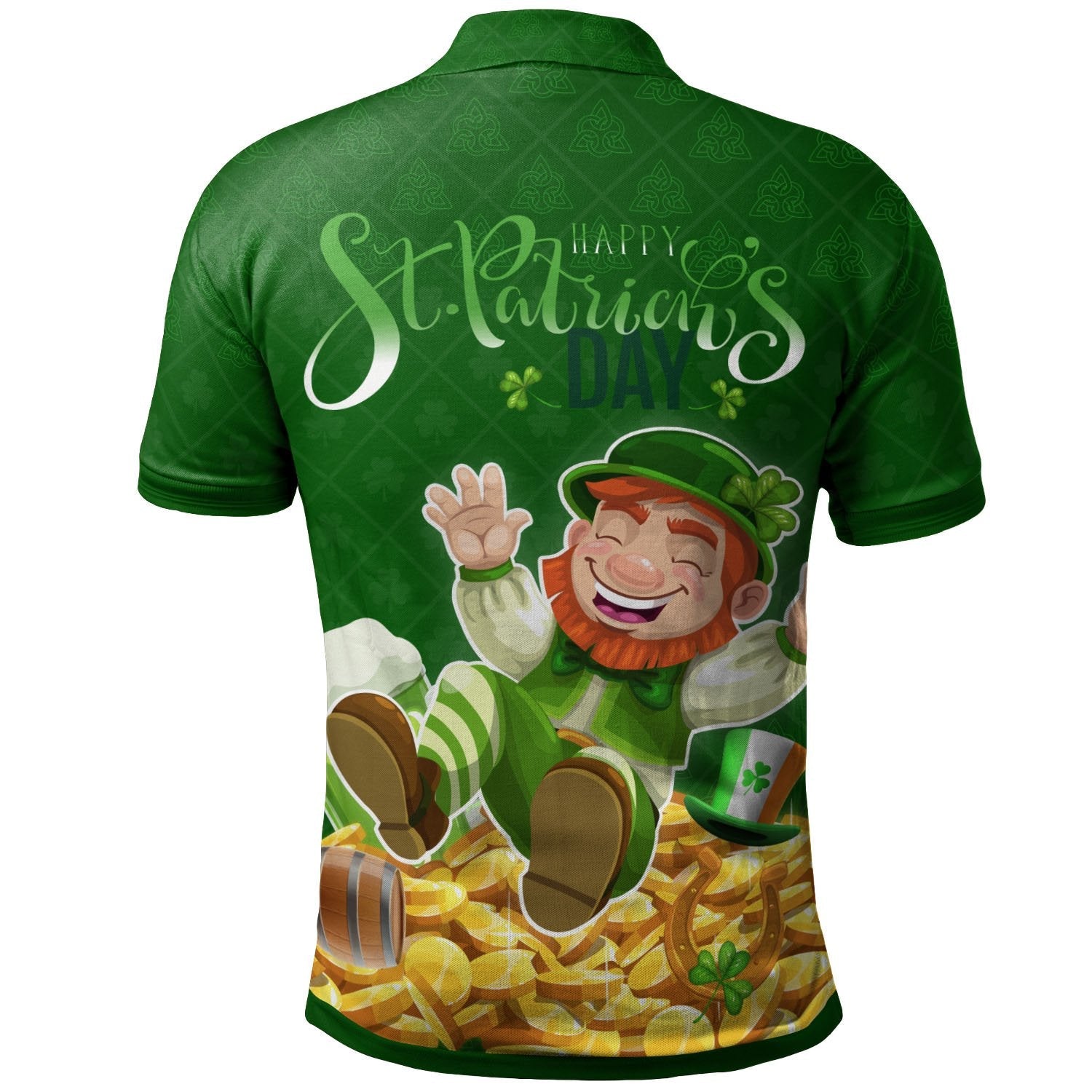 Ireland Celtic Polo Shirt - Happy St. Patrick    s Day (2) - Vibe Hoodie Shop