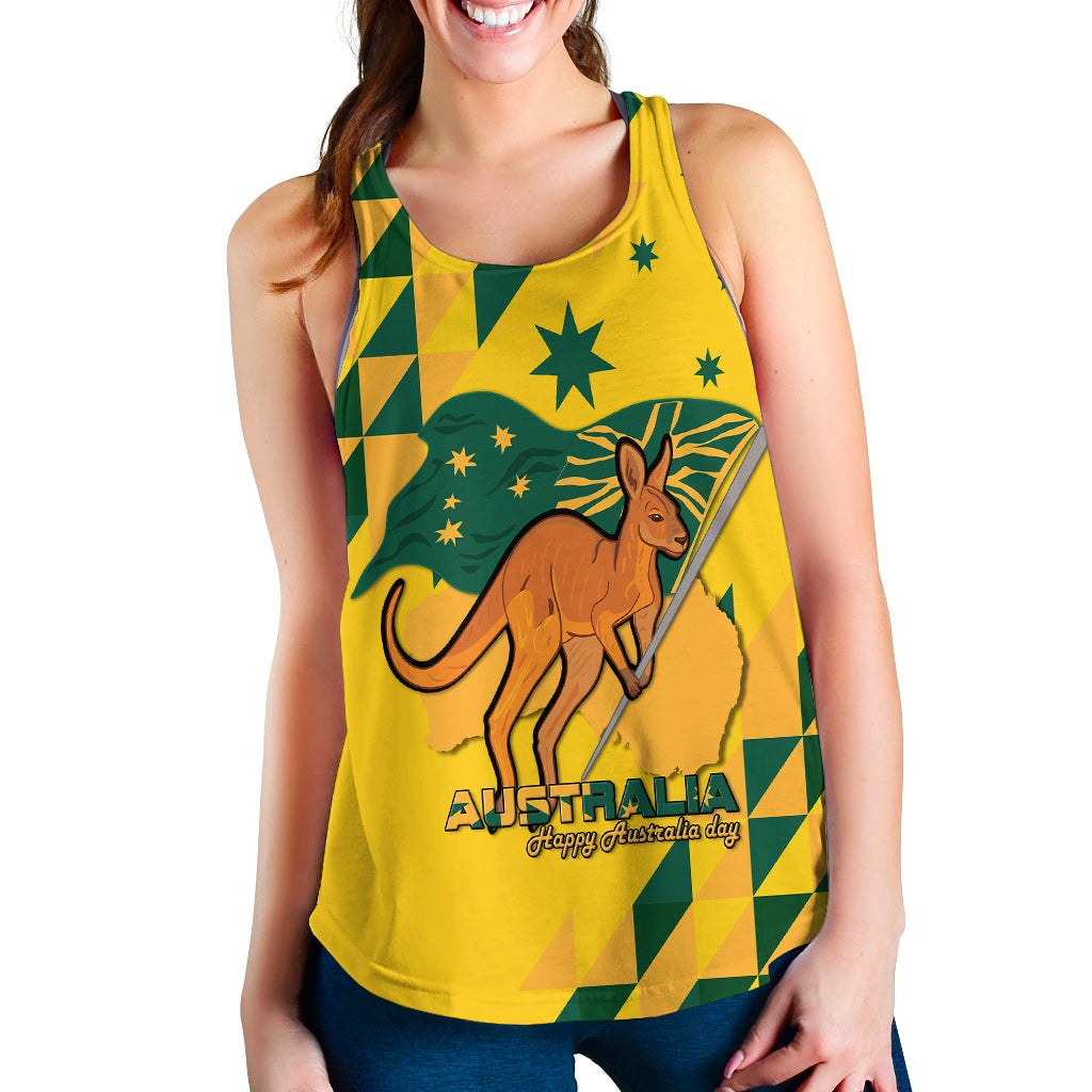 Australia Day Proud To Be Aussie Women Tank Top - - Vibe Hoodie Shop