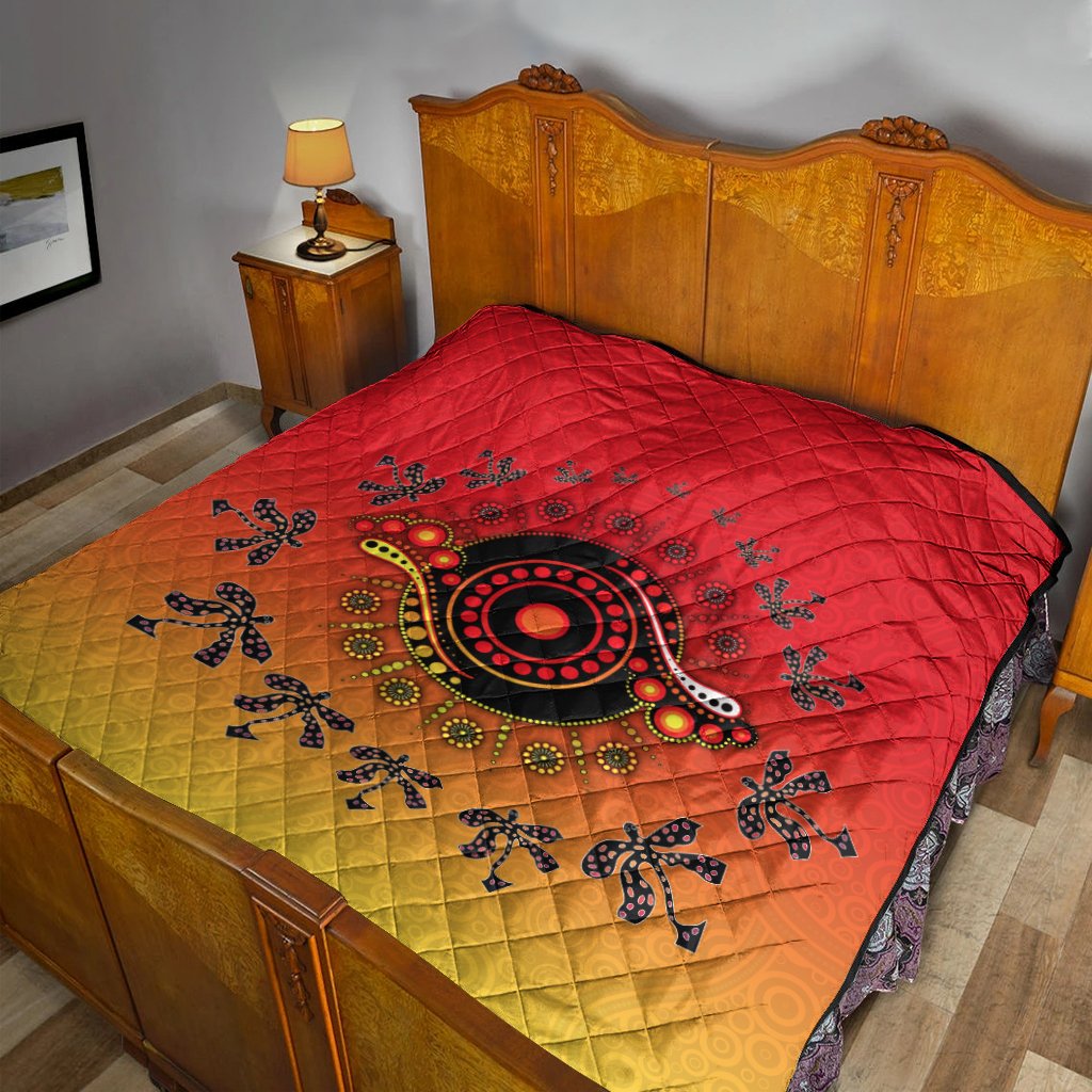 Aboriginal Premium Quilt - Circle Pattern - Vibe Hoodie Shop
