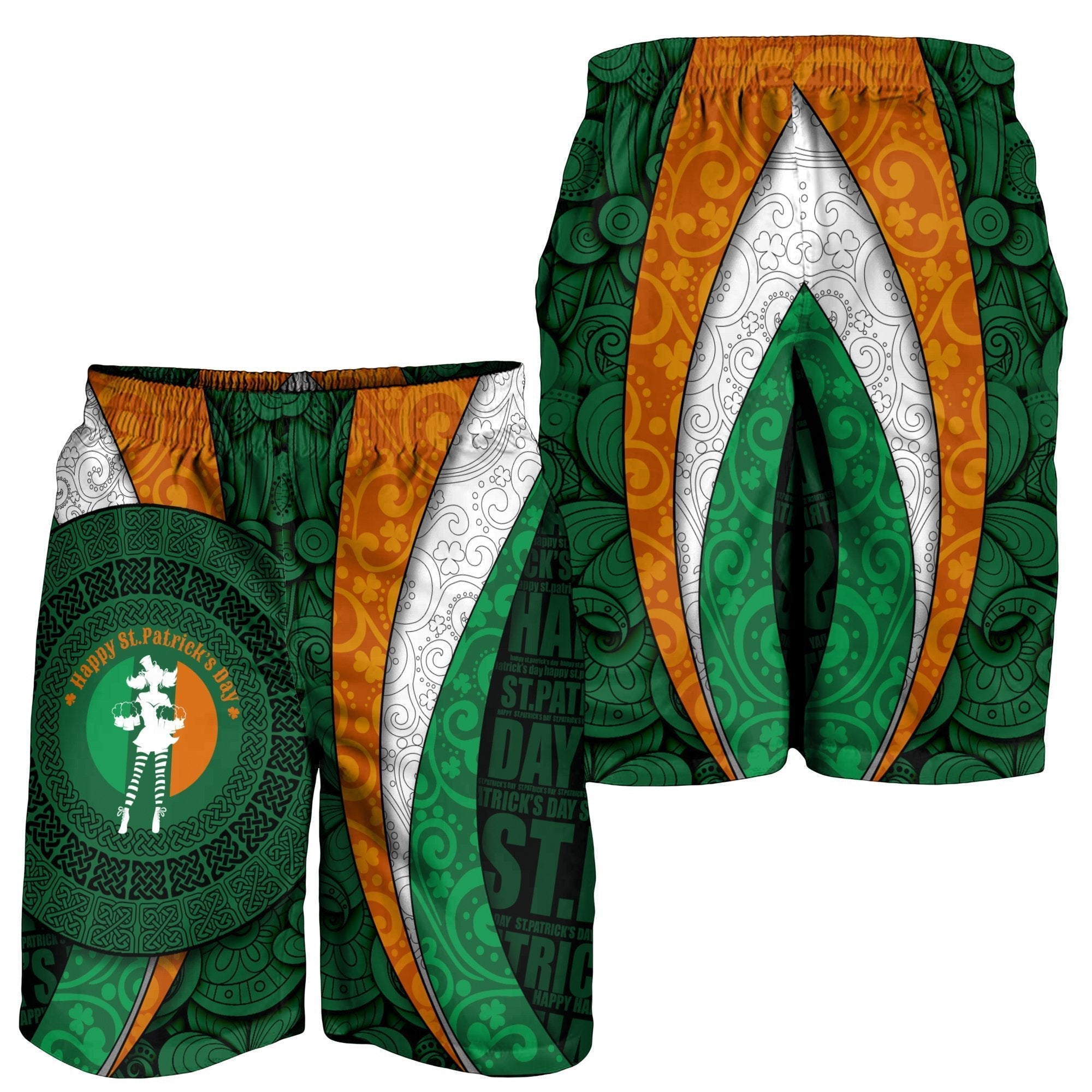 VibeHoodie Men Short - Ireland Green Partrick's Day - Vibe Hoodie Shop