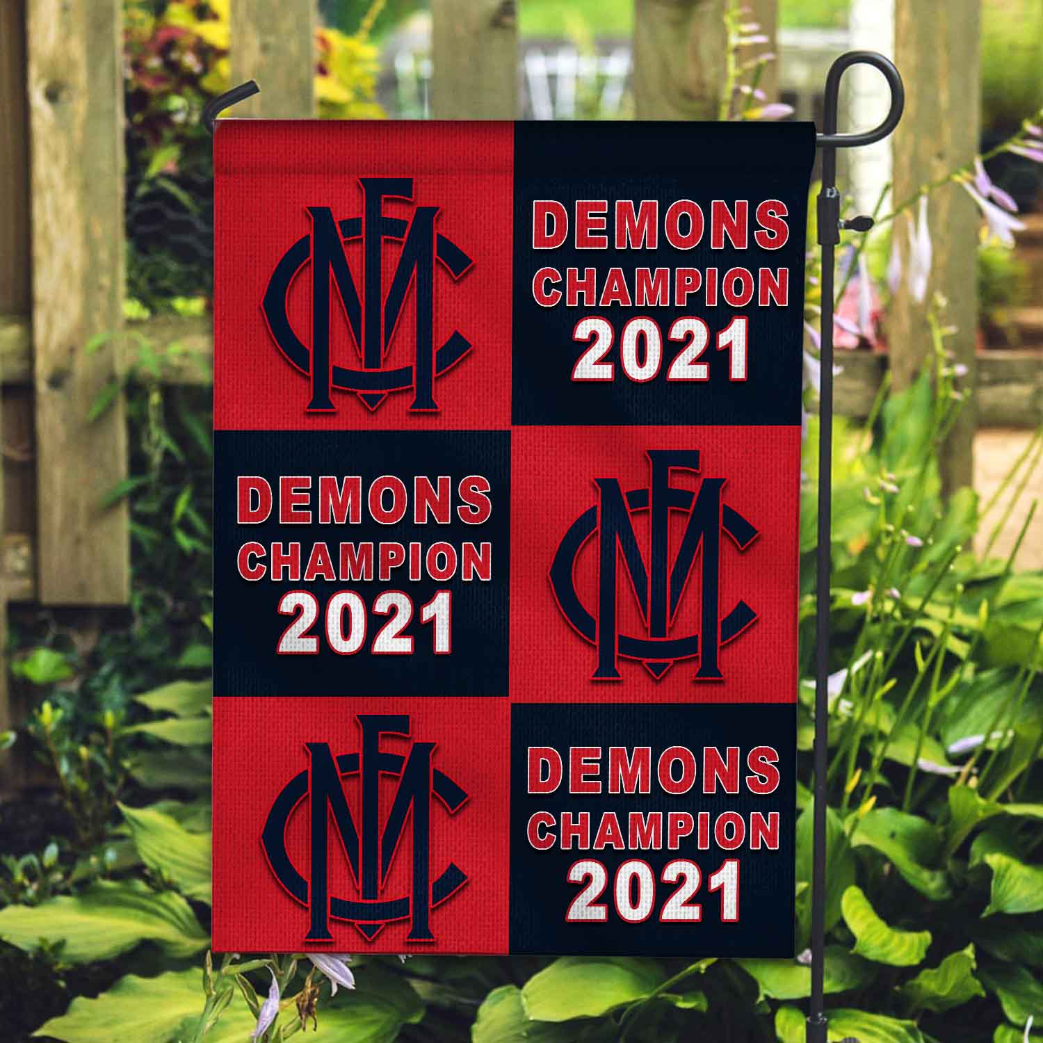 Demons Champion 2021 Flag Melbourne Indigenous Version 02 - Vibe Hoodie Shop