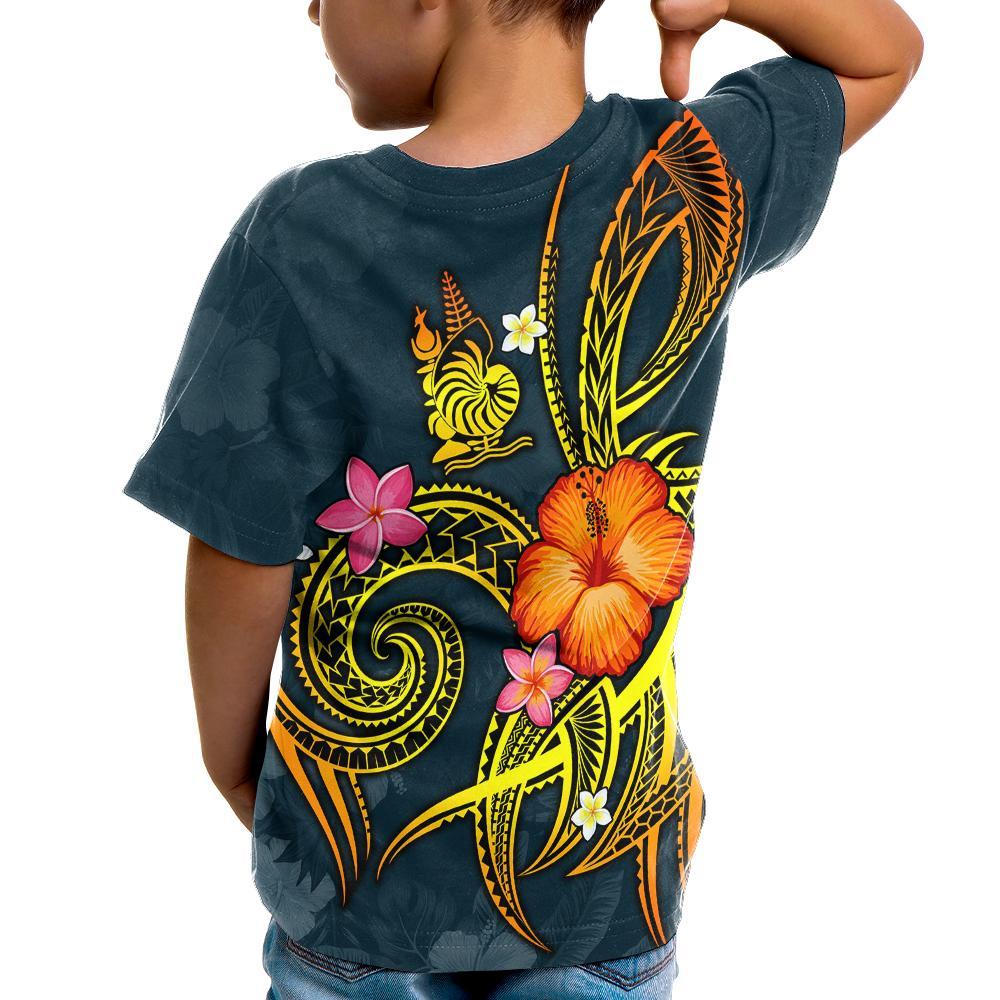 New Caledonia Polynesian T shirt - Legend of New Caledonia (Blue) - Vibe Hoodie Shop