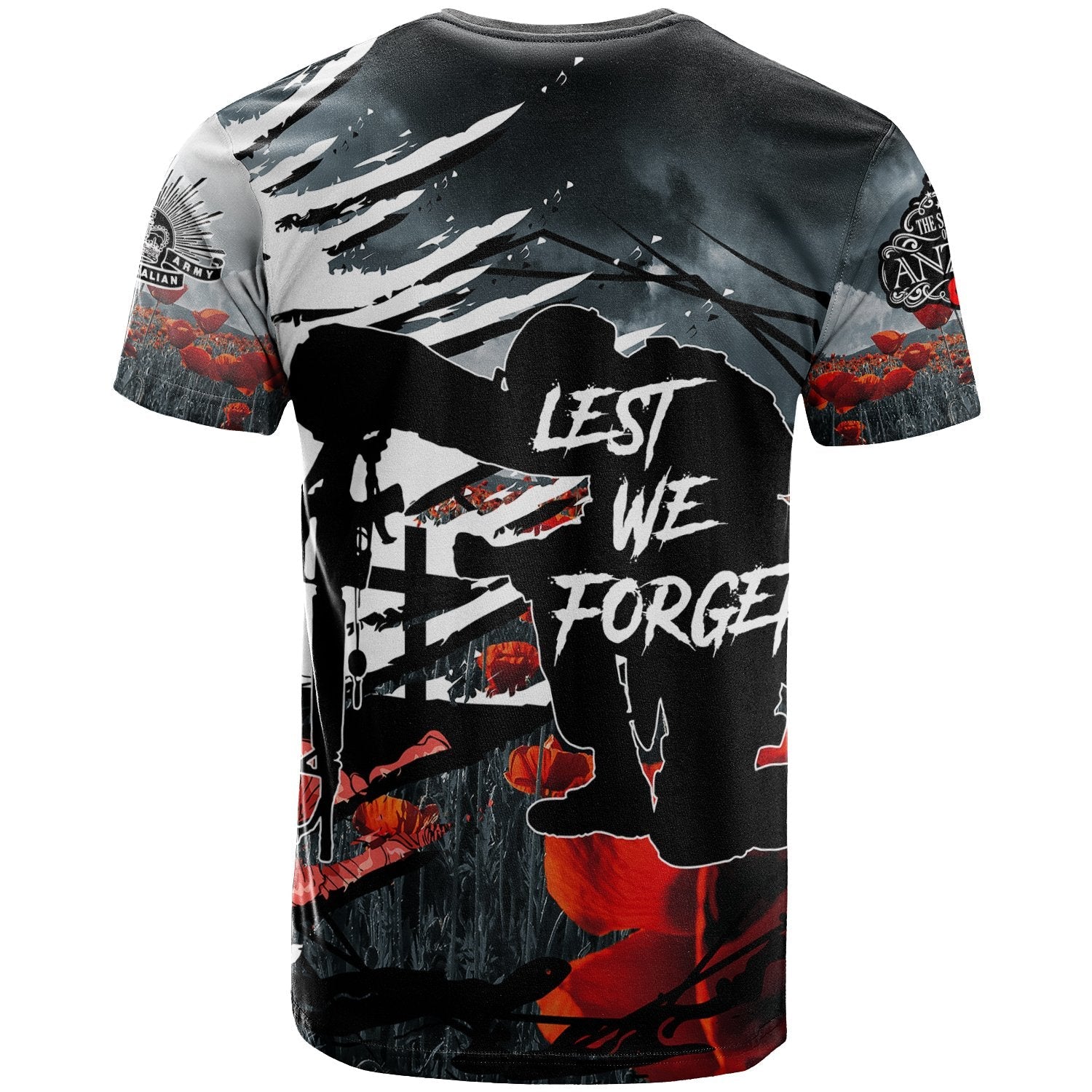 ANZAC Day T shirt - The Spirit of ANZAC - Vibe Hoodie Shop