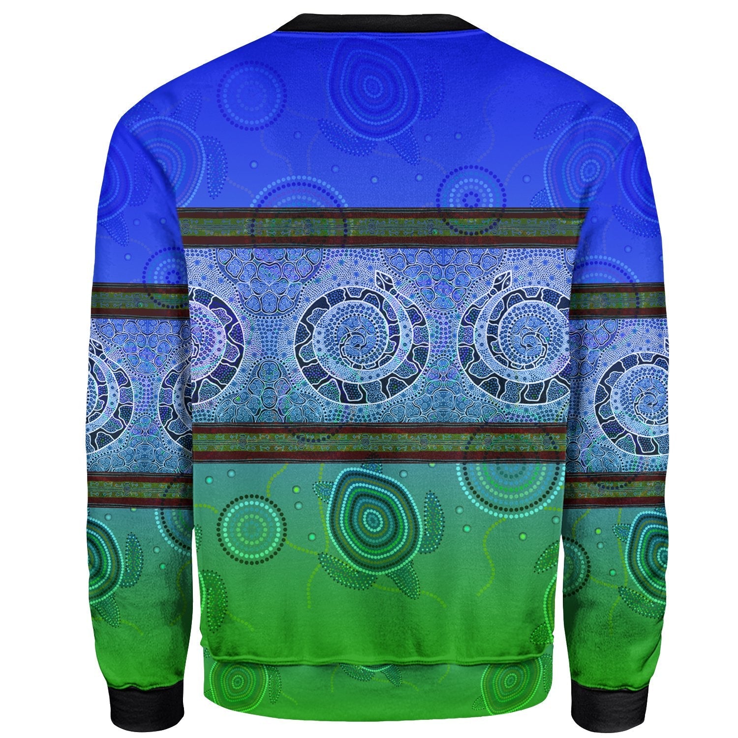 Sweater Shirt - Turtle With Dhari Mask Snake Patterns - - Vibe Hoodie Shop