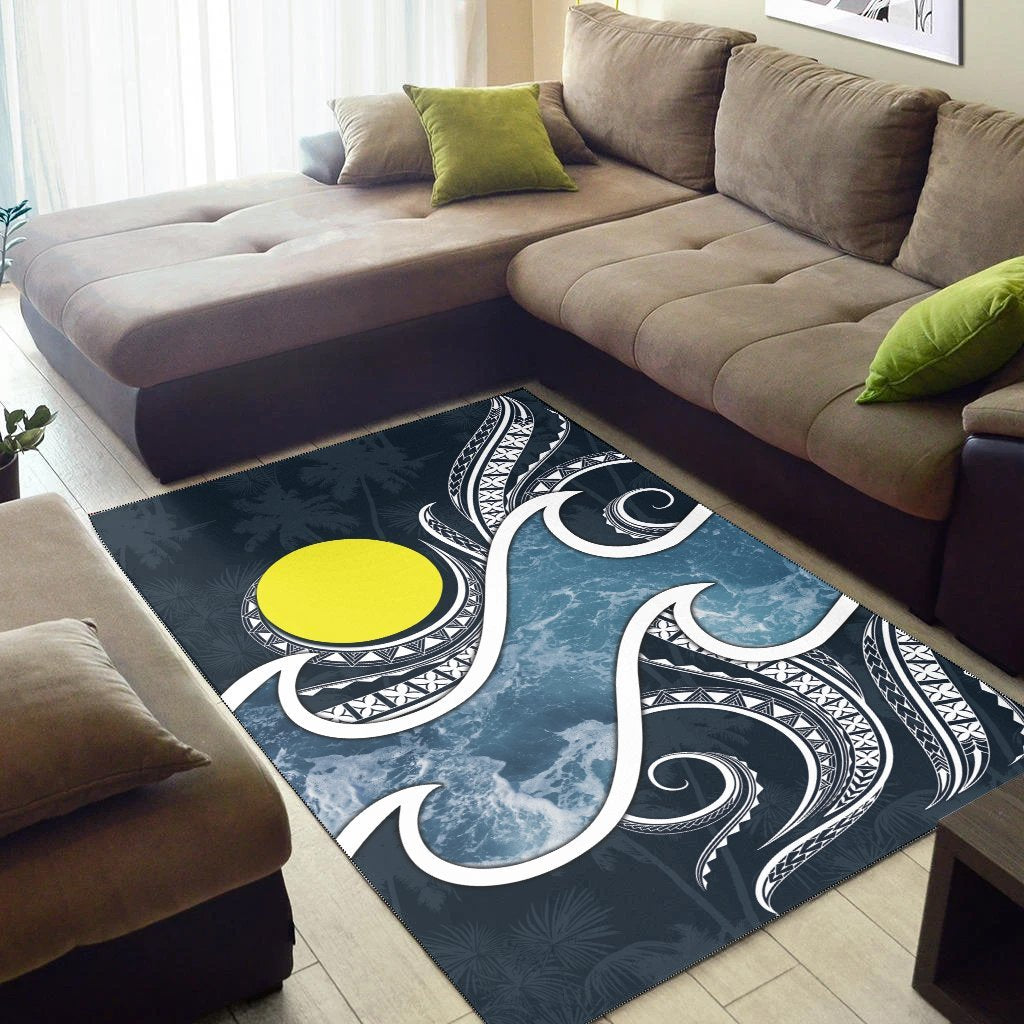 Palau Polynesian Area Rug - Ocean Style - Vibe Hoodie Shop