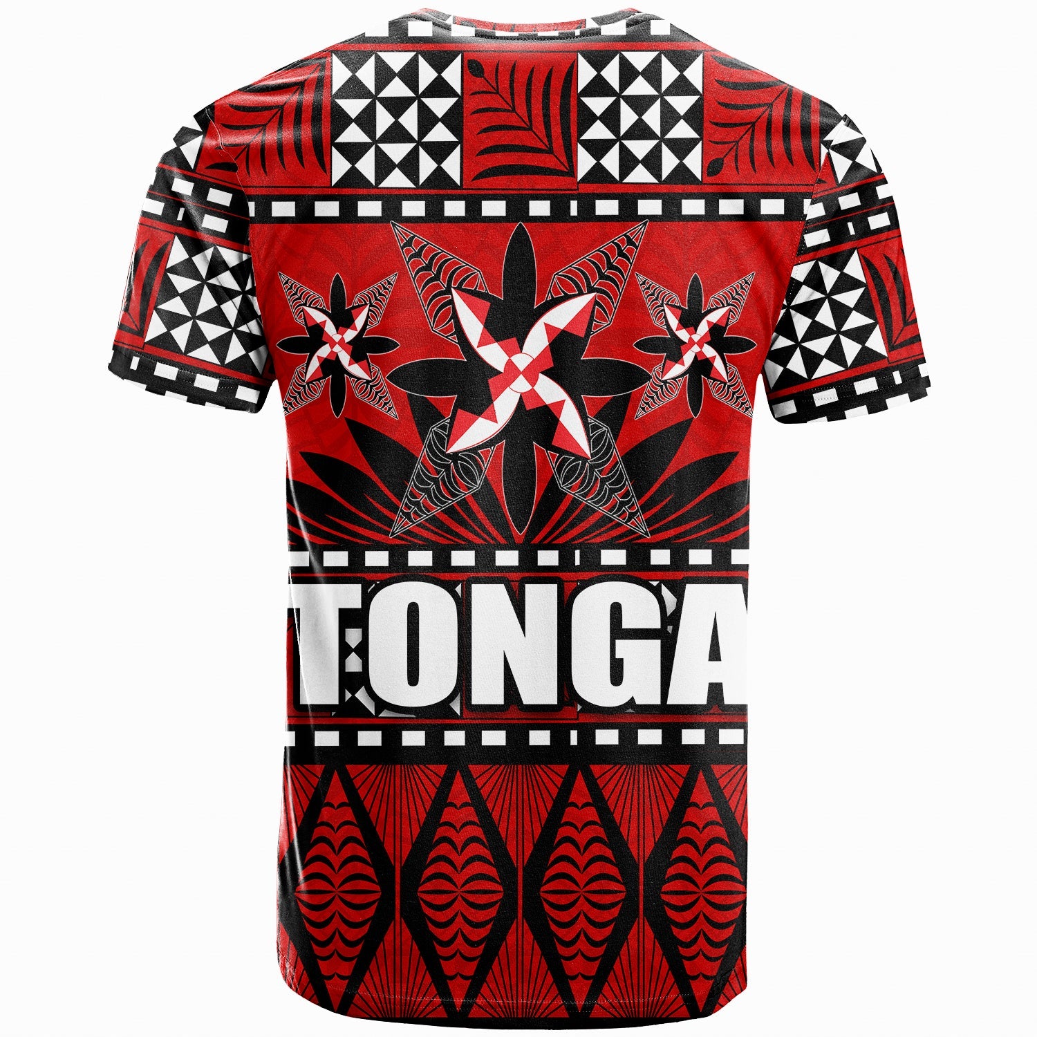 Tonga T shirt - Tongan Patterns - LT20 - Vibe Hoodie Shop