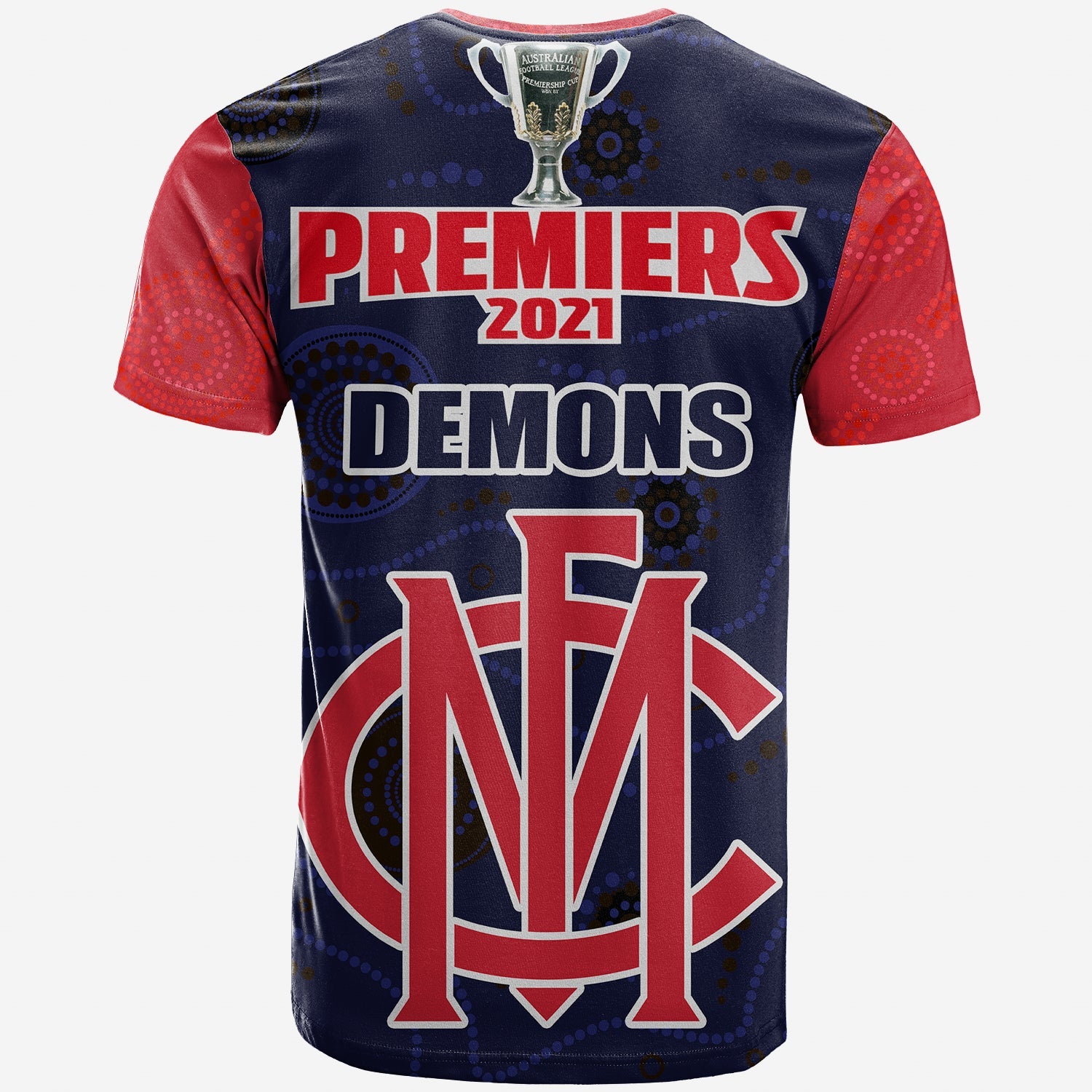 Melbourne Demons Indigenous Premiers 2021 T shirt - LT20 - Vibe Hoodie Shop