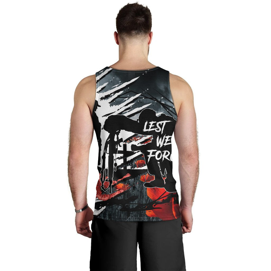 ANZAC Day Men's Tank Top - The Spirit of ANZAC - Vibe Hoodie Shop