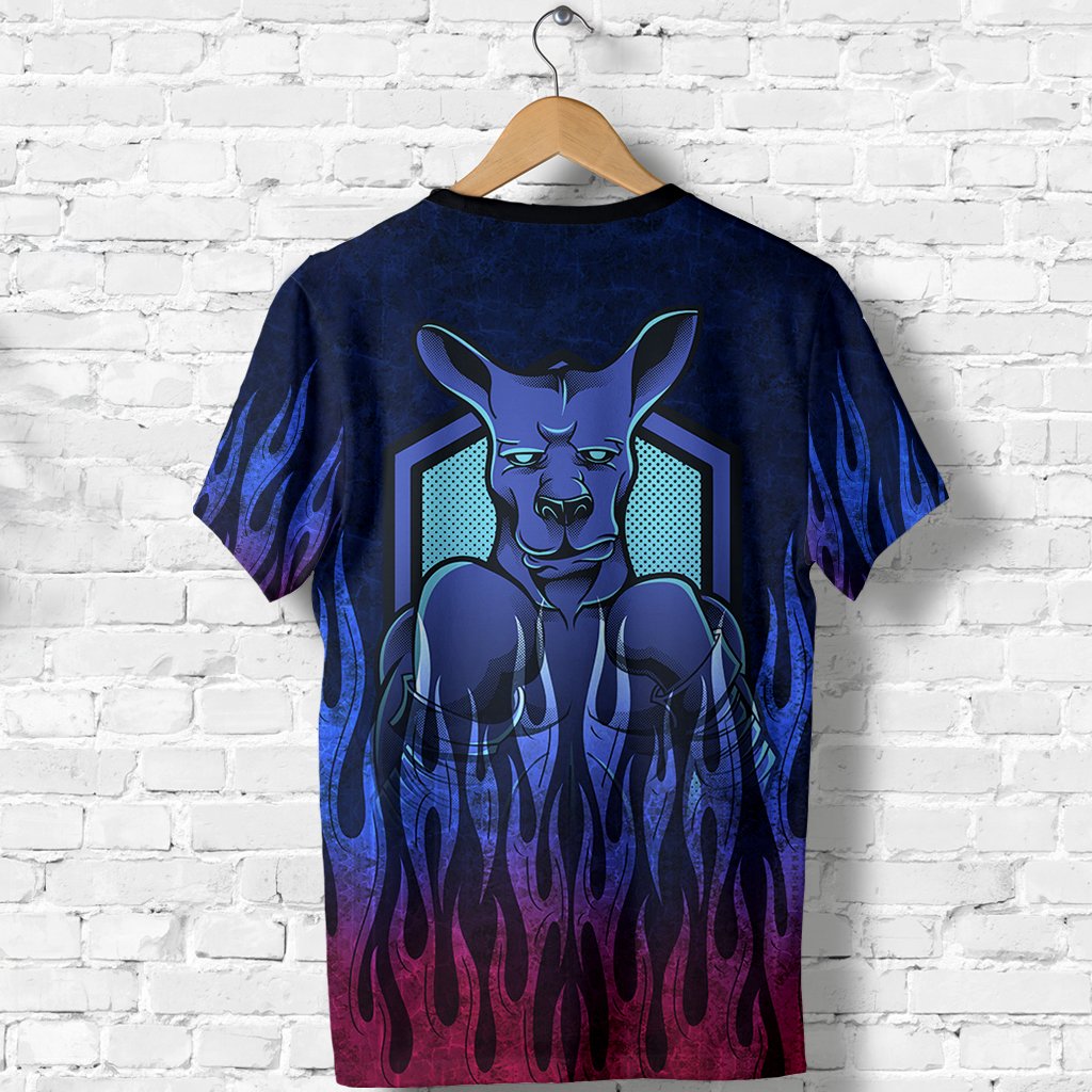 T shirt - Kangaroo T shirt Flame - Unisex - Vibe Hoodie Shop