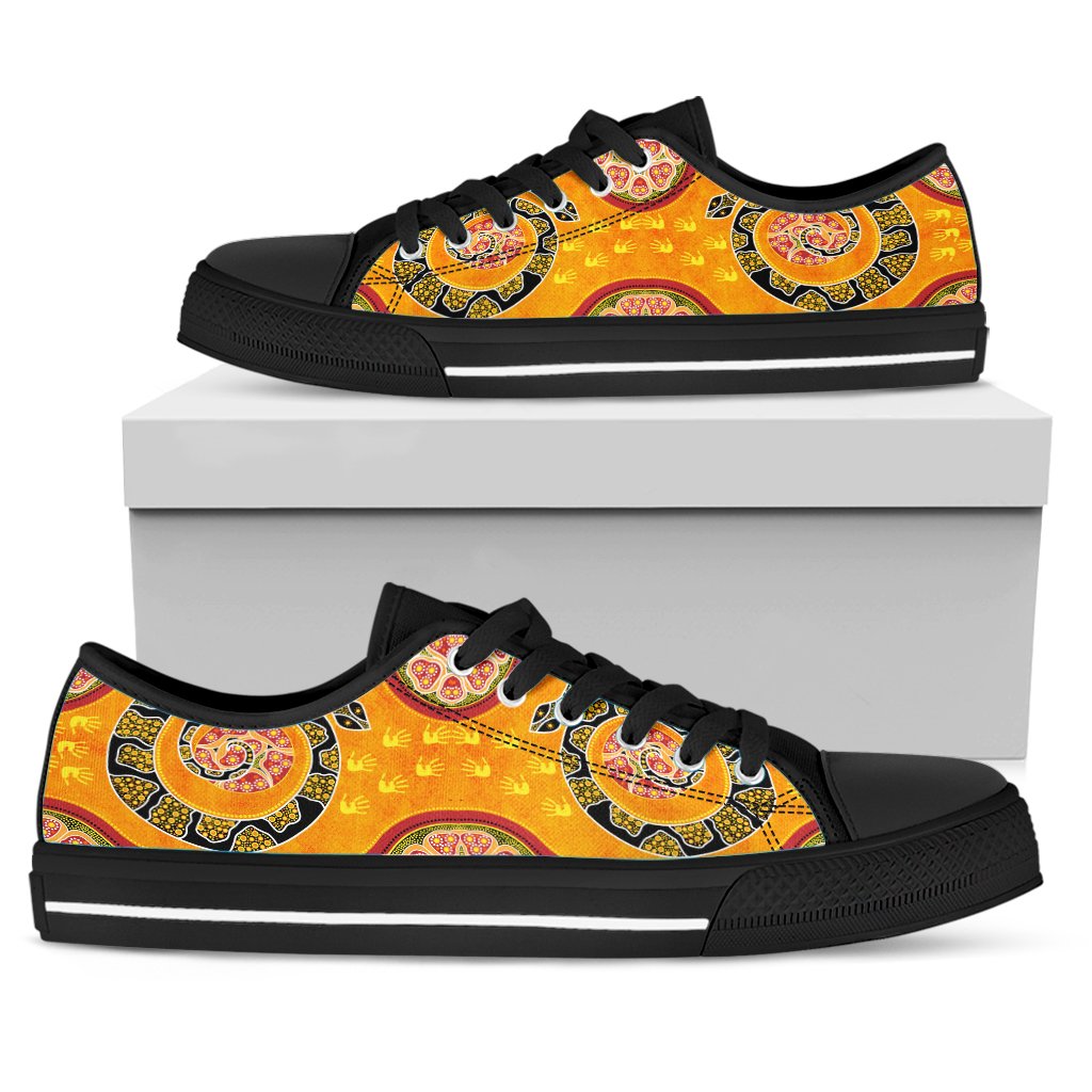 Low Top - Aboriginal Unique Style Snake Orange Color 2021 - Vibe Hoodie Shop