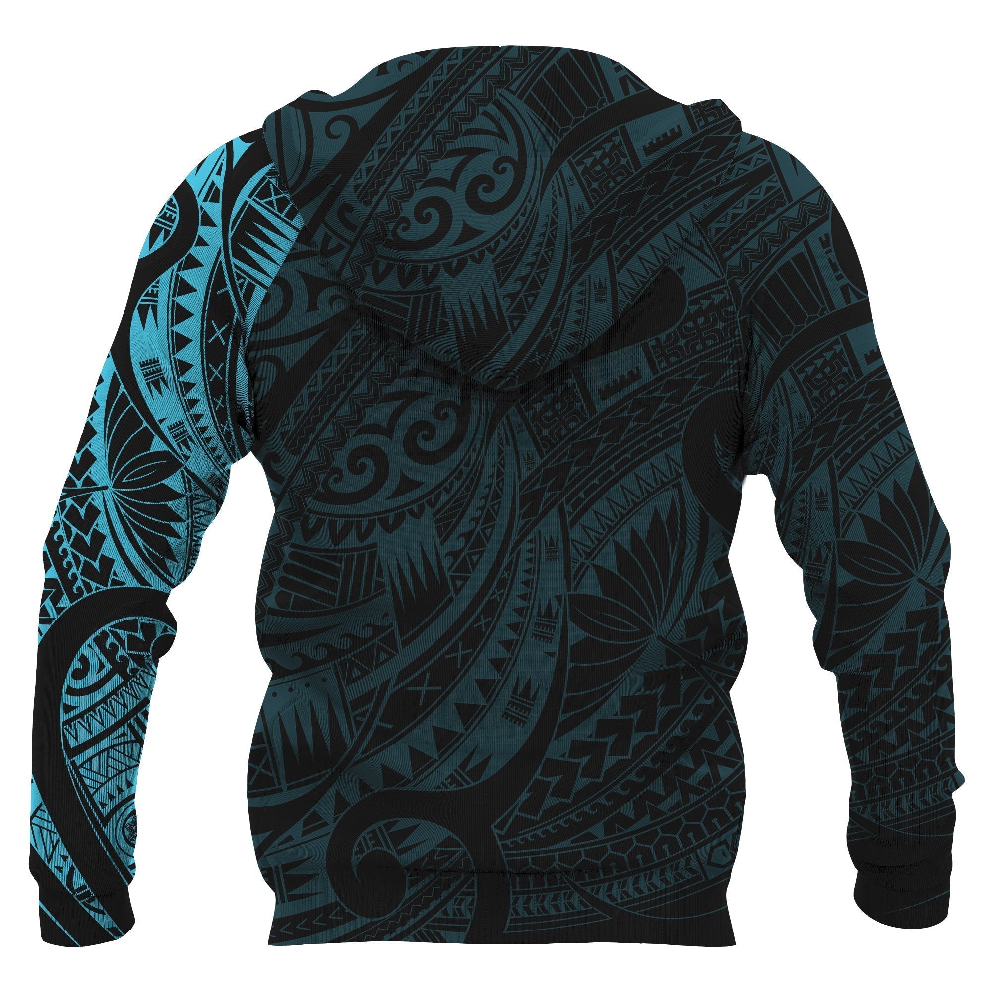 Maori Hoodie, New Zealand Maori Tattoo All Over Print Hoodie - Vibe Hoodie Shop