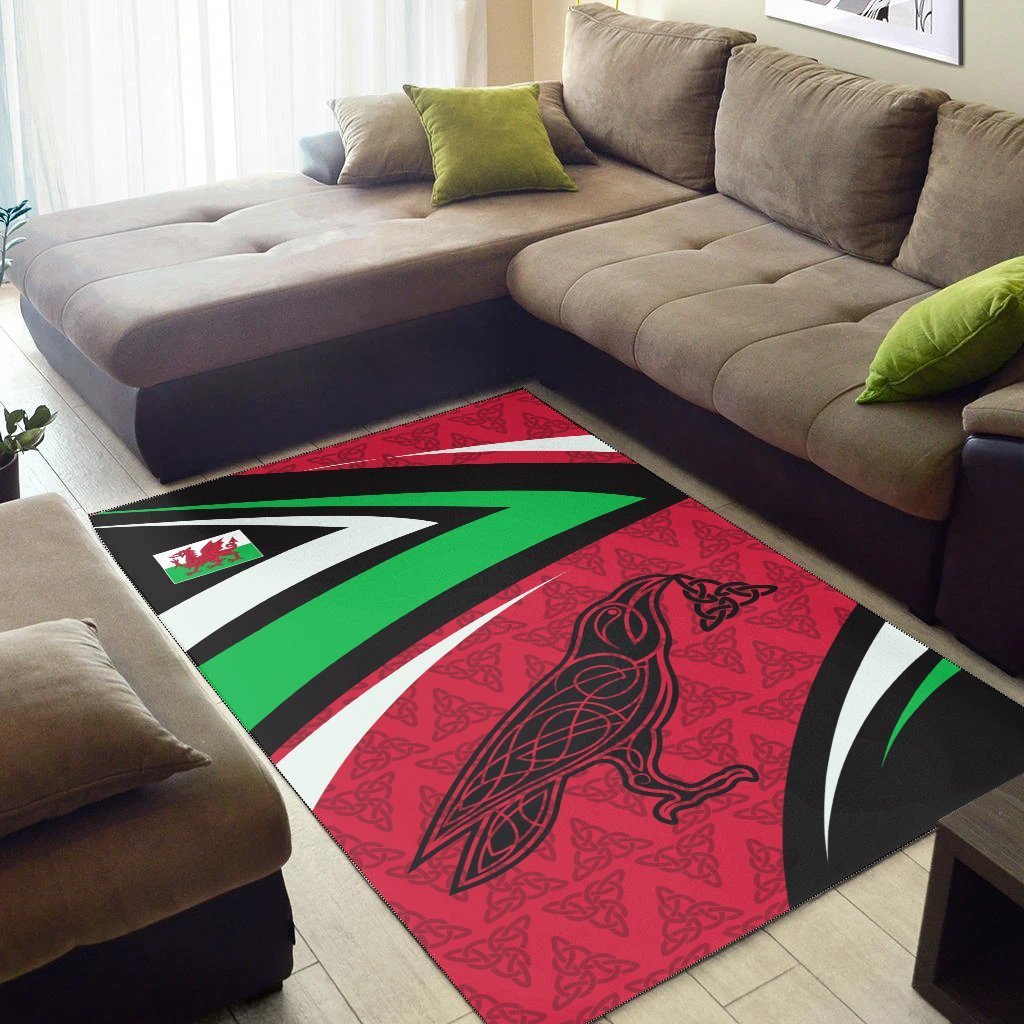 Wales Celtic Area Rug - Legend of Wales (Color) - Vibe Hoodie Shop