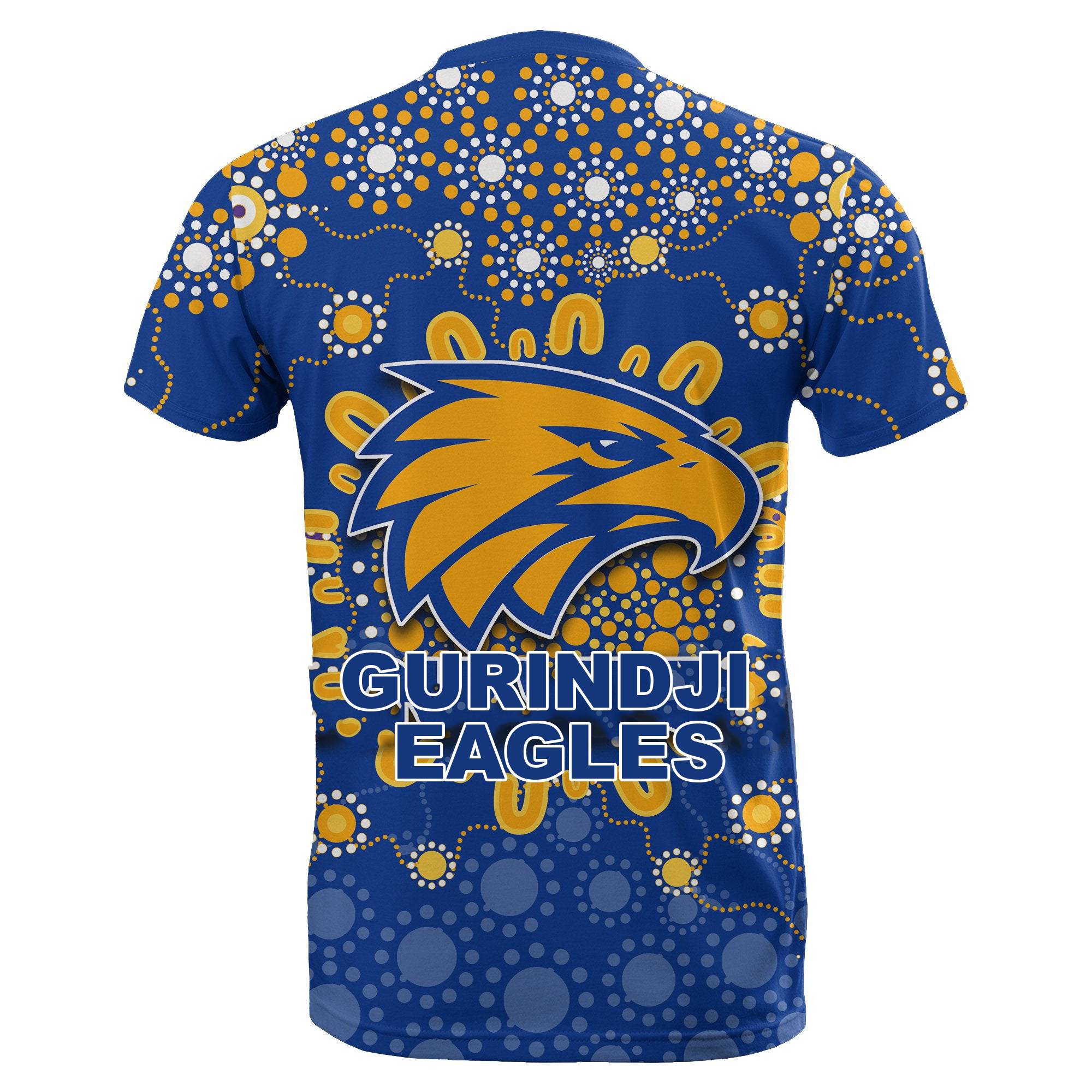 (Gurindji Eagles) West Coast Eagles T shirt Indigenous Style - Vibe Hoodie Shop