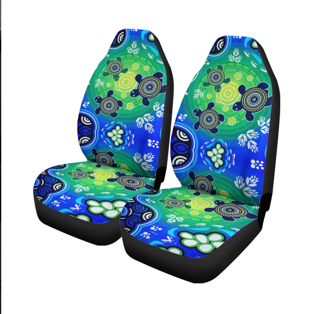 Car Seat Cover - Australia Turtle Blue Sea - Vibe Hoodie Shop