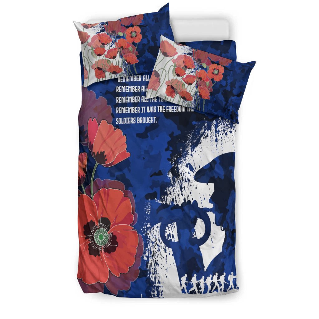 Custom ANZAC Bedding Set - ANZAC Day 2021 - Vibe Hoodie Shop