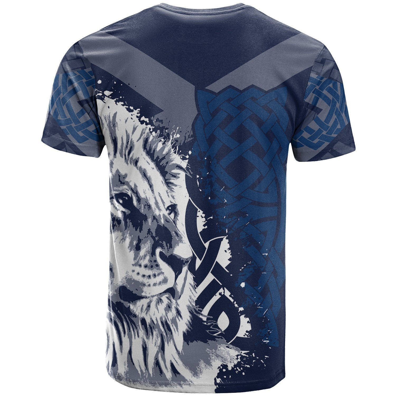 Scotland Celtic T shirt - Cross Celt Lion - Vibe Hoodie Shop