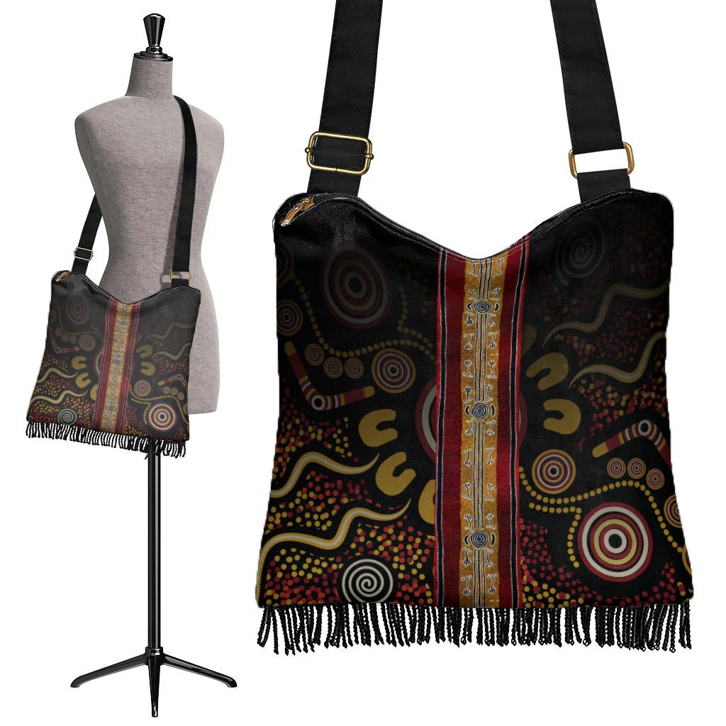boho-handbag-aboriginal-dot-panting-art-stripe-lines
