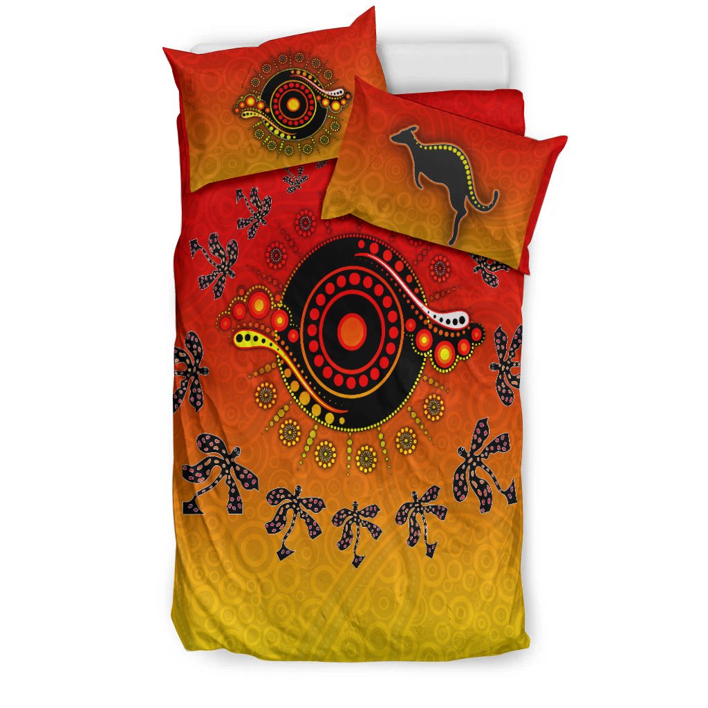 Aboriginal Bedding Set - Circle Pattern - Vibe Hoodie Shop