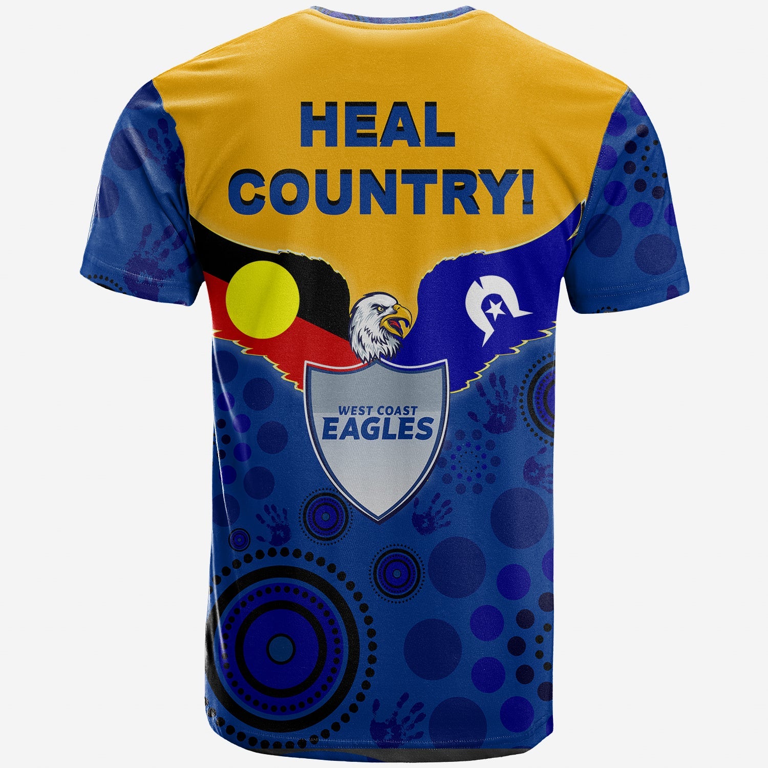 West Coast Eagles T shirt - NAIDOC Heal Country 2021 - LT20 - Vibe Hoodie Shop