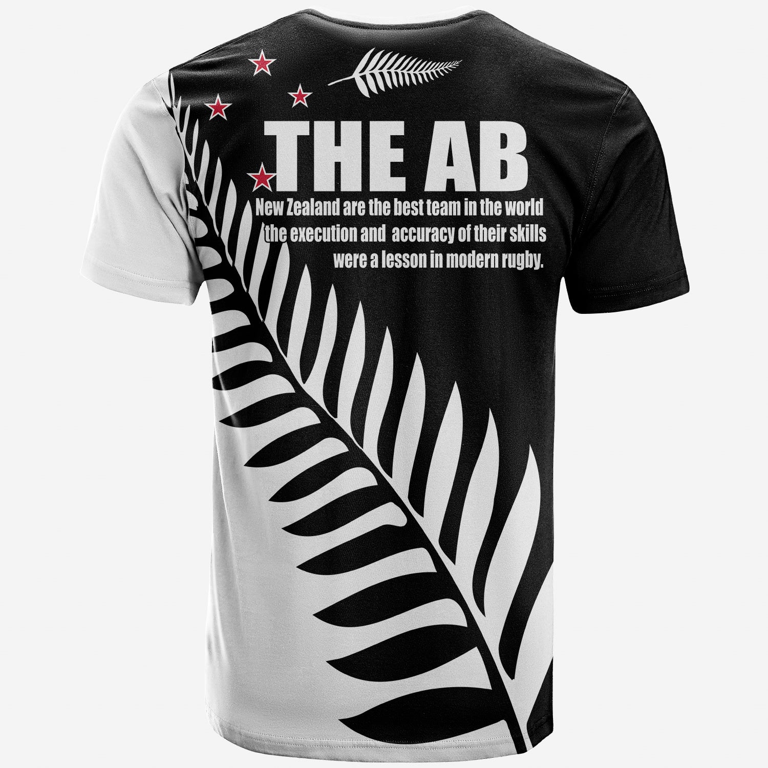 New Zealand Rugby T shirt The AB - The Best Team - LT20 - Vibe Hoodie Shop