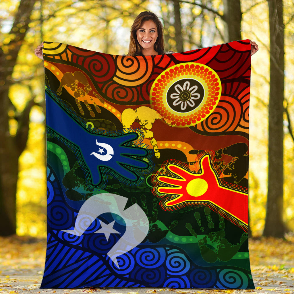 Aboriginal and Torres Strait Islander Peoples Blanket - - Vibe Hoodie Shop