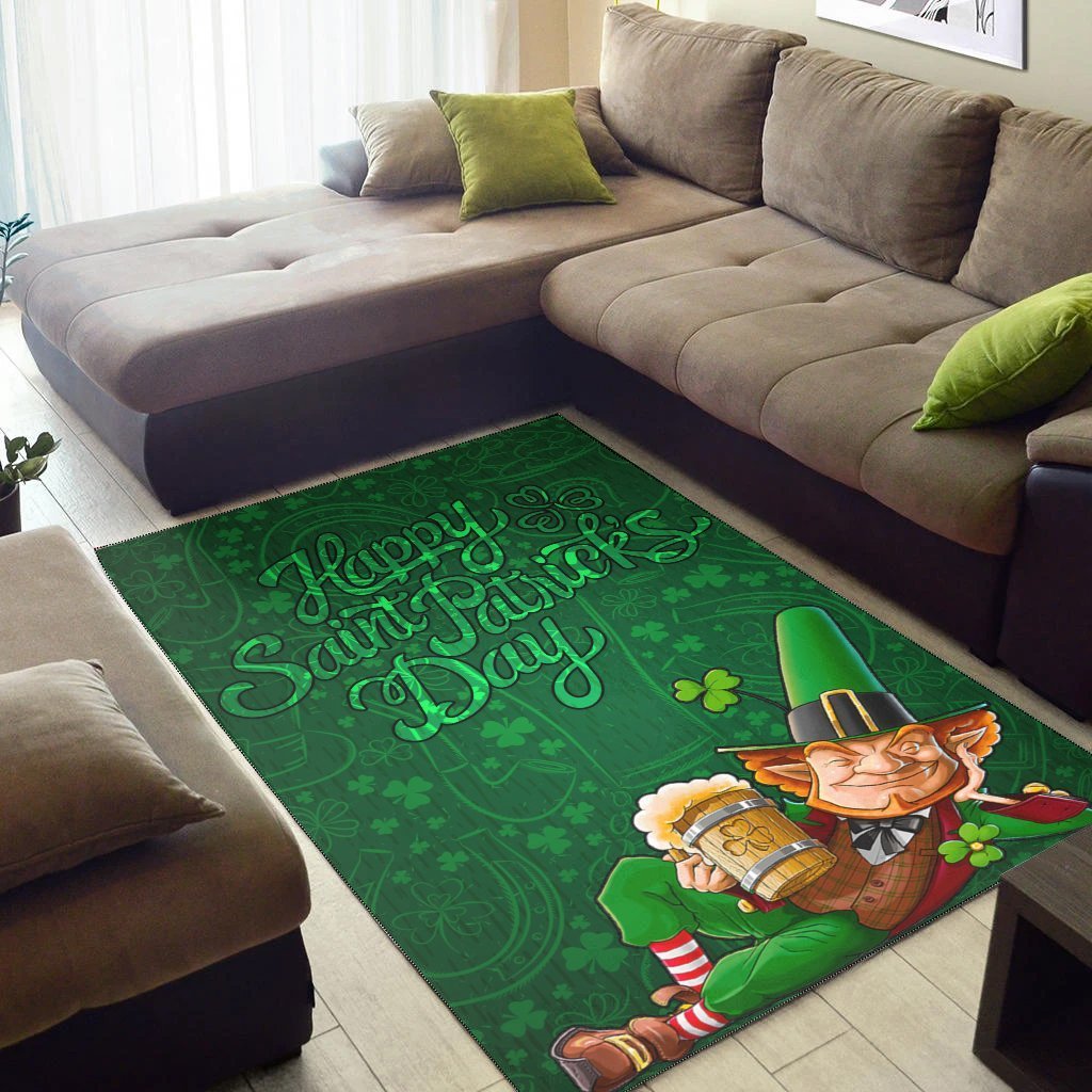 VibeHoodie Area Rug - Patrick's Day Green Celtic - Vibe Hoodie Shop